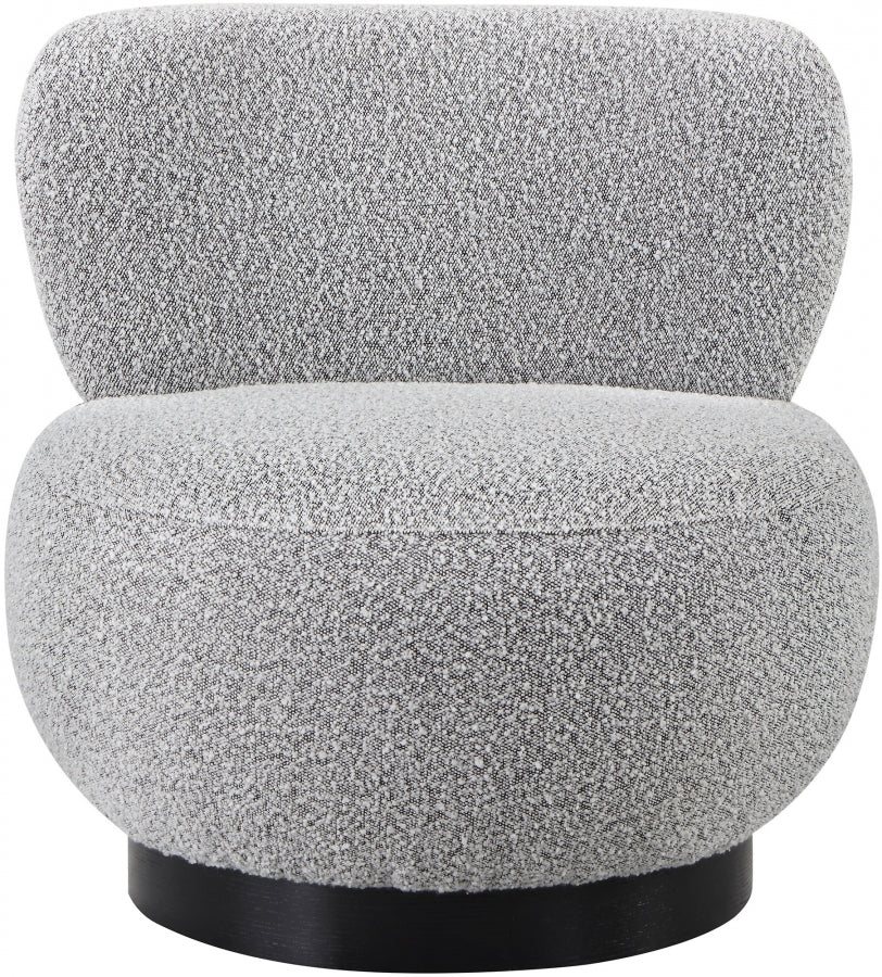 Calais Boucle Fabric Upholstered Accent Chair - Image 12