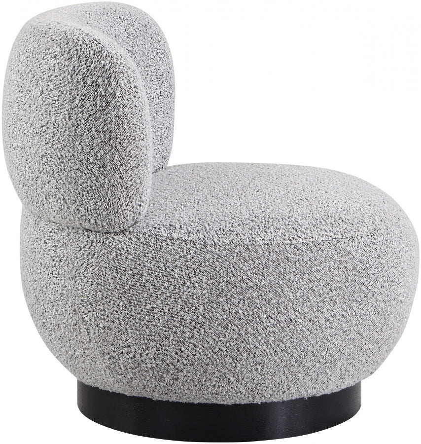 Calais Boucle Fabric Upholstered Accent Chair - Image 13