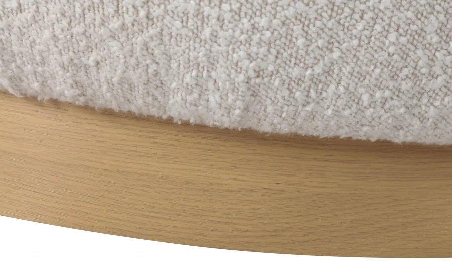Calais Boucle Fabric Upholstered Accent Chair - Image 13