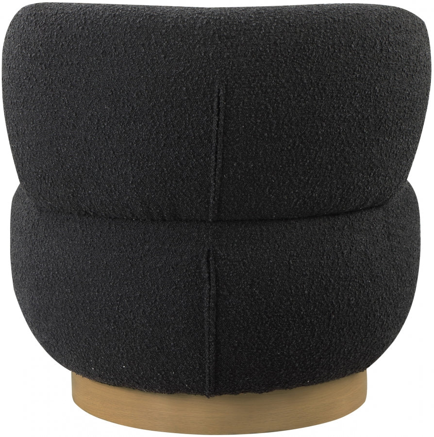 Calais Boucle Fabric Upholstered Accent Chair - Image 3