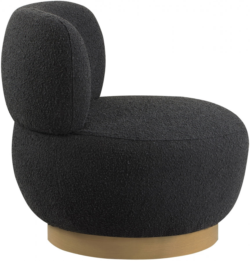 Calais Boucle Fabric Upholstered Accent Chair - Image 5