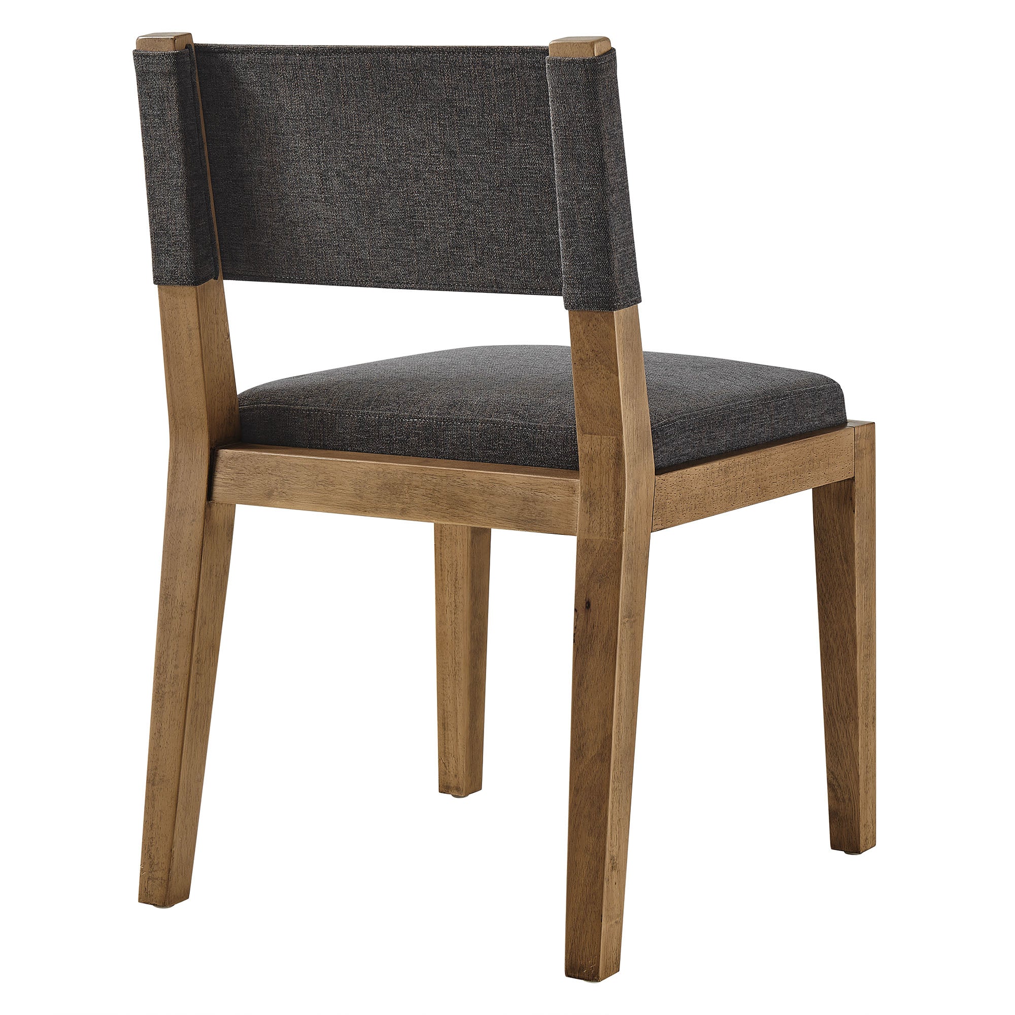 Calder Fabric Upholstered Wood Armless Dining Chair - Image 14
