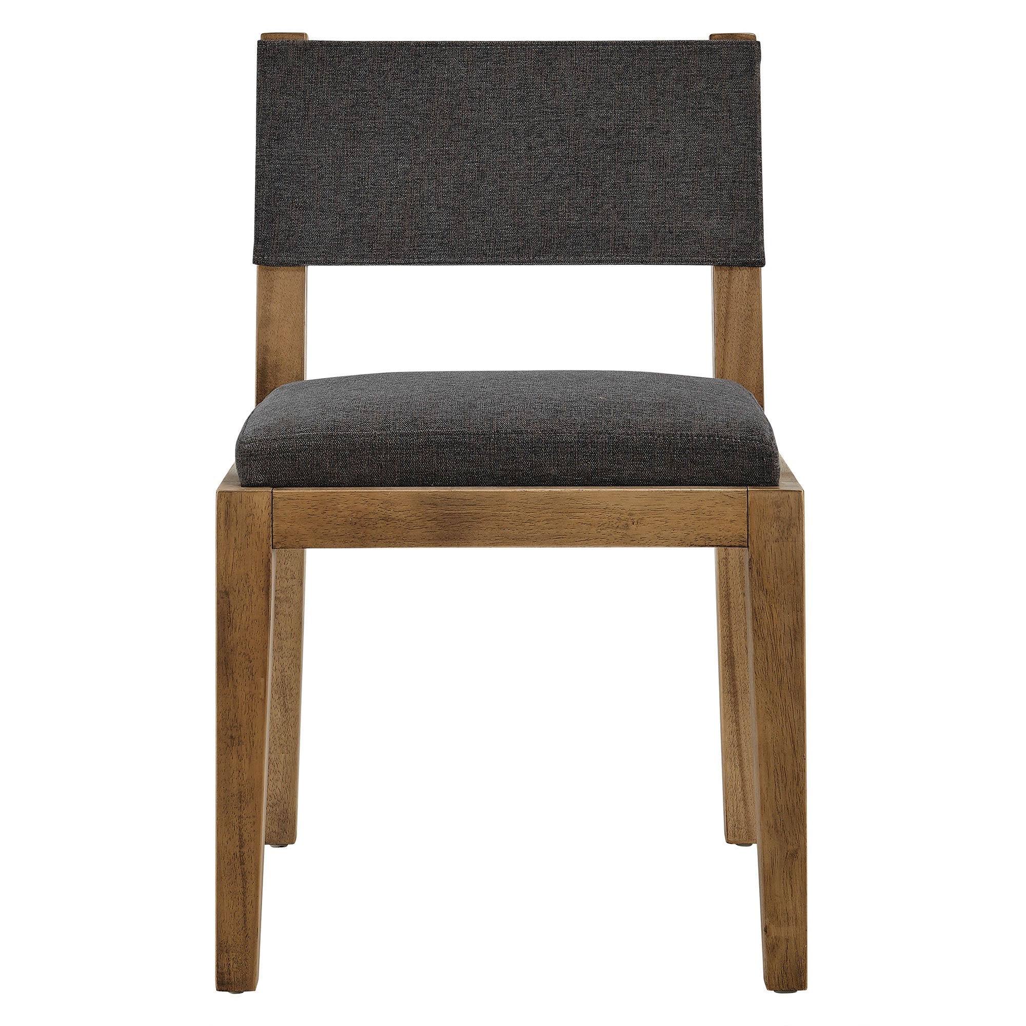 Calder Fabric Upholstered Wood Armless Dining Chair - Image 15