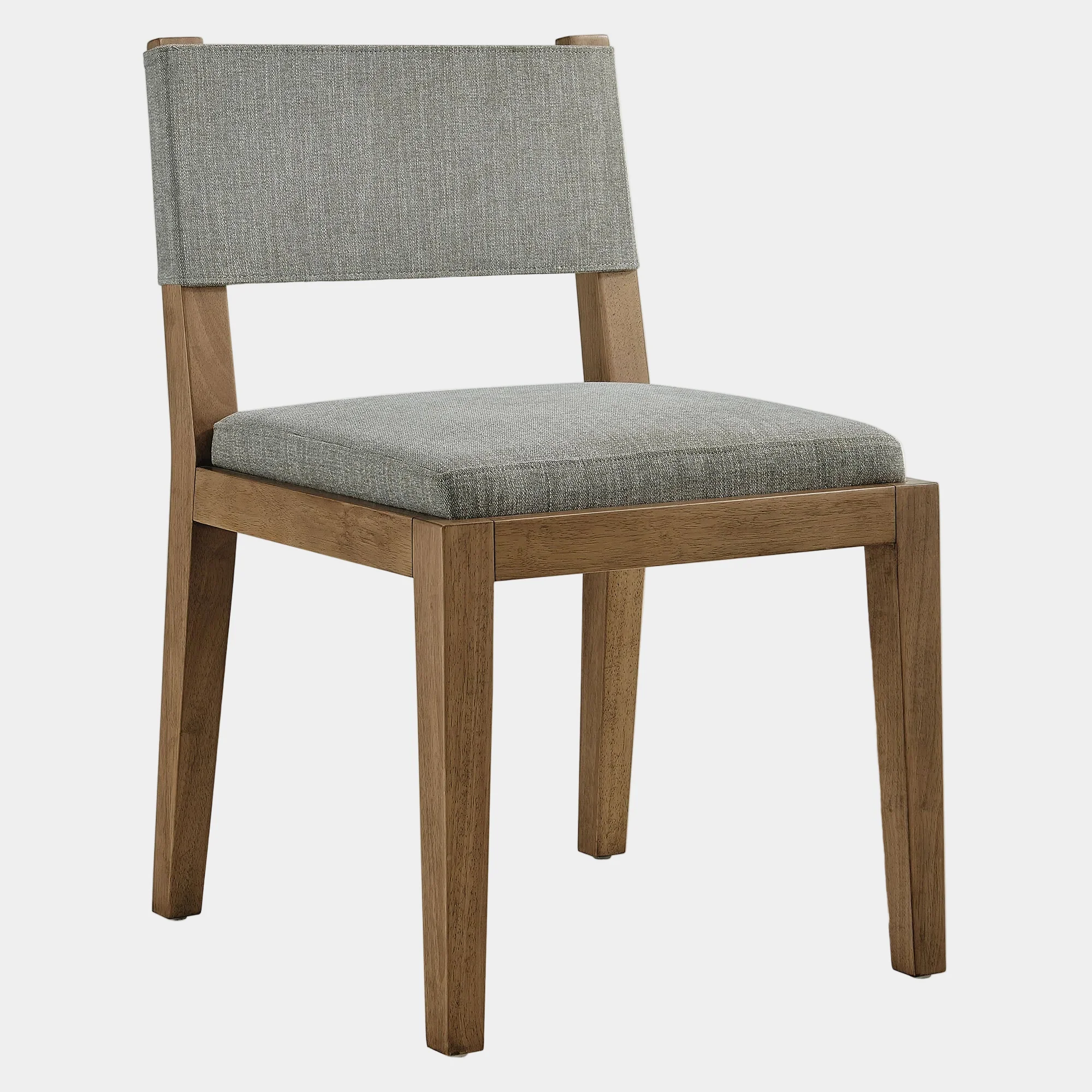 Calder Fabric Upholstered Wood Armless Dining Chair - Image 19