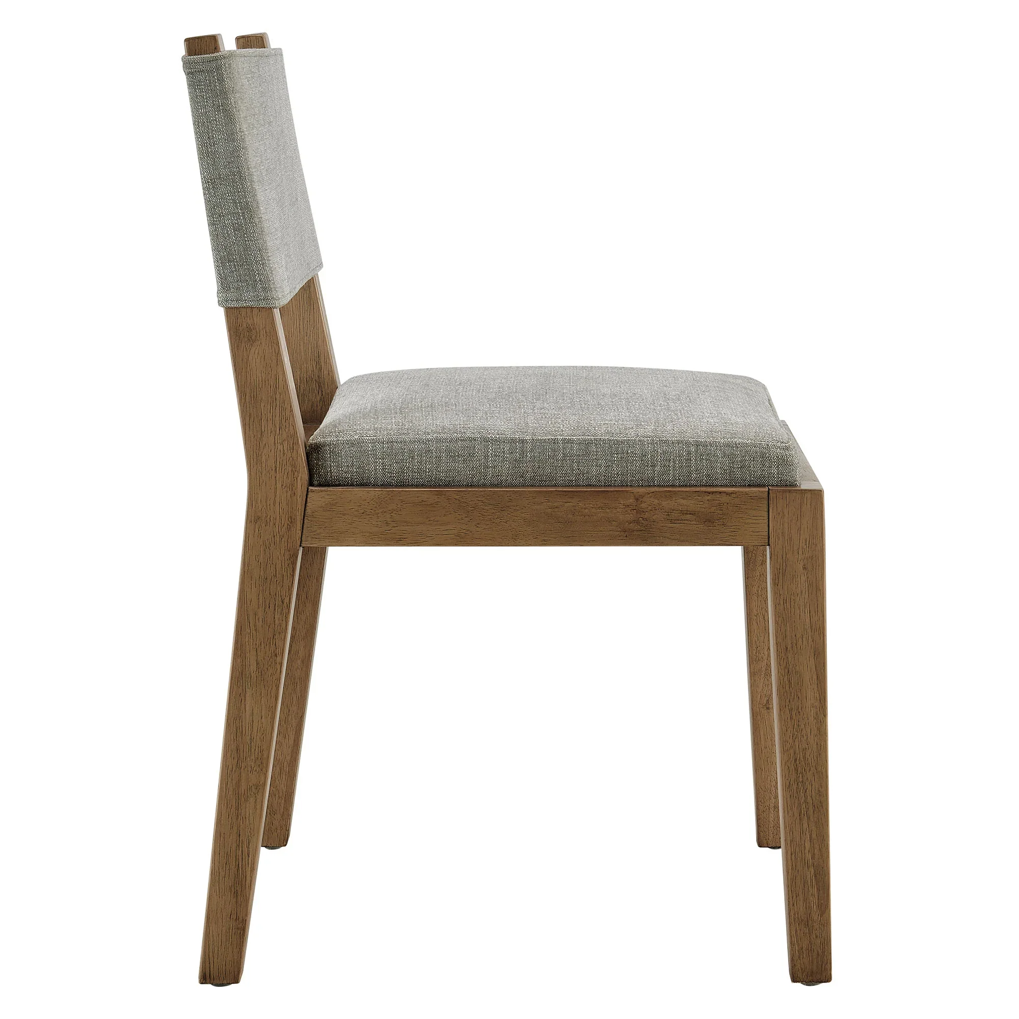 Calder Fabric Upholstered Wood Armless Dining Chair - Image 22