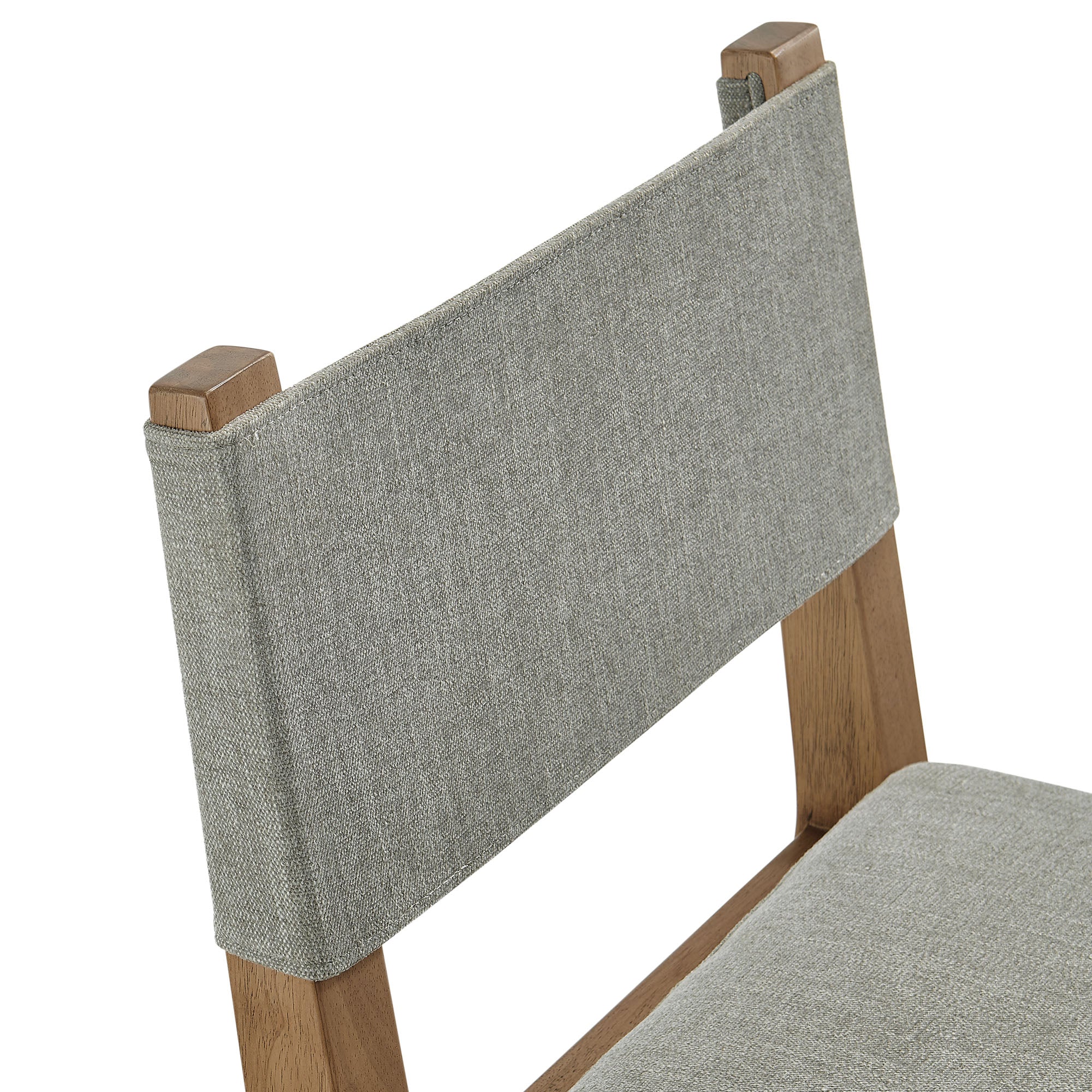 Calder Fabric Upholstered Wood Armless Dining Chair - Image 25