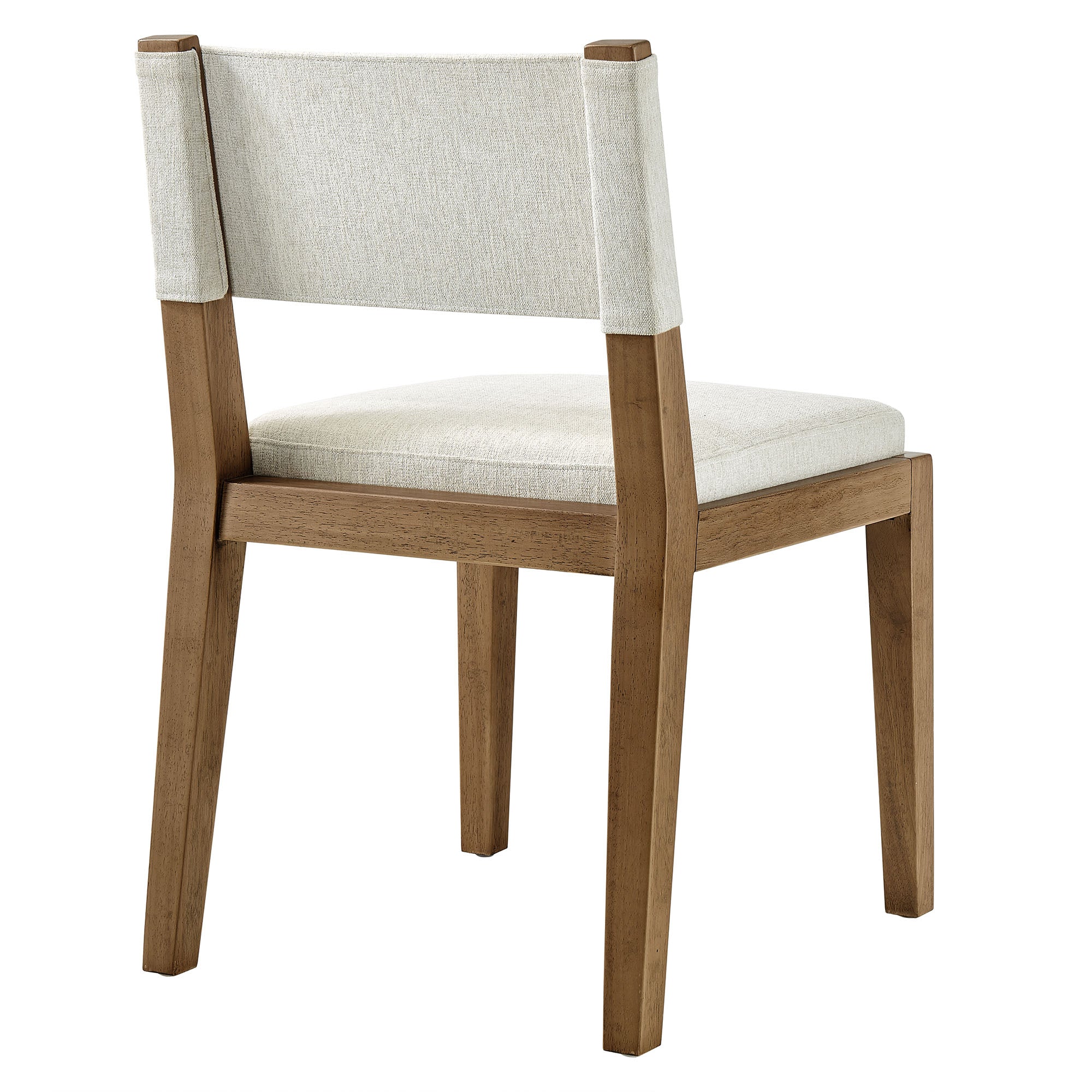 Calder Fabric Upholstered Wood Armless Dining Chair - Image 5
