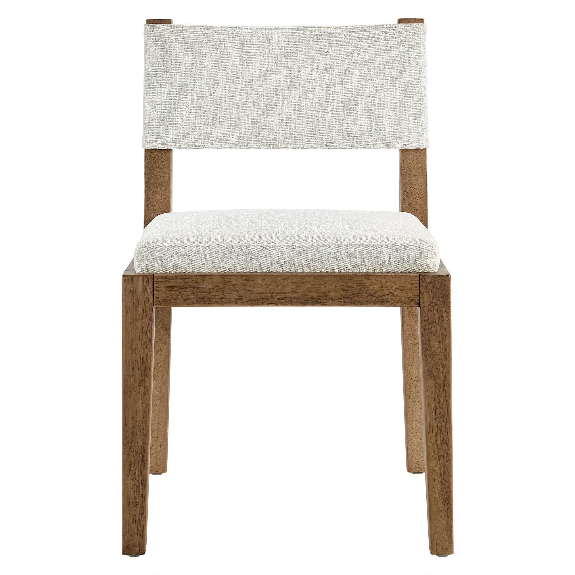 Calder Fabric Upholstered Wood Armless Dining Chair - Image 6