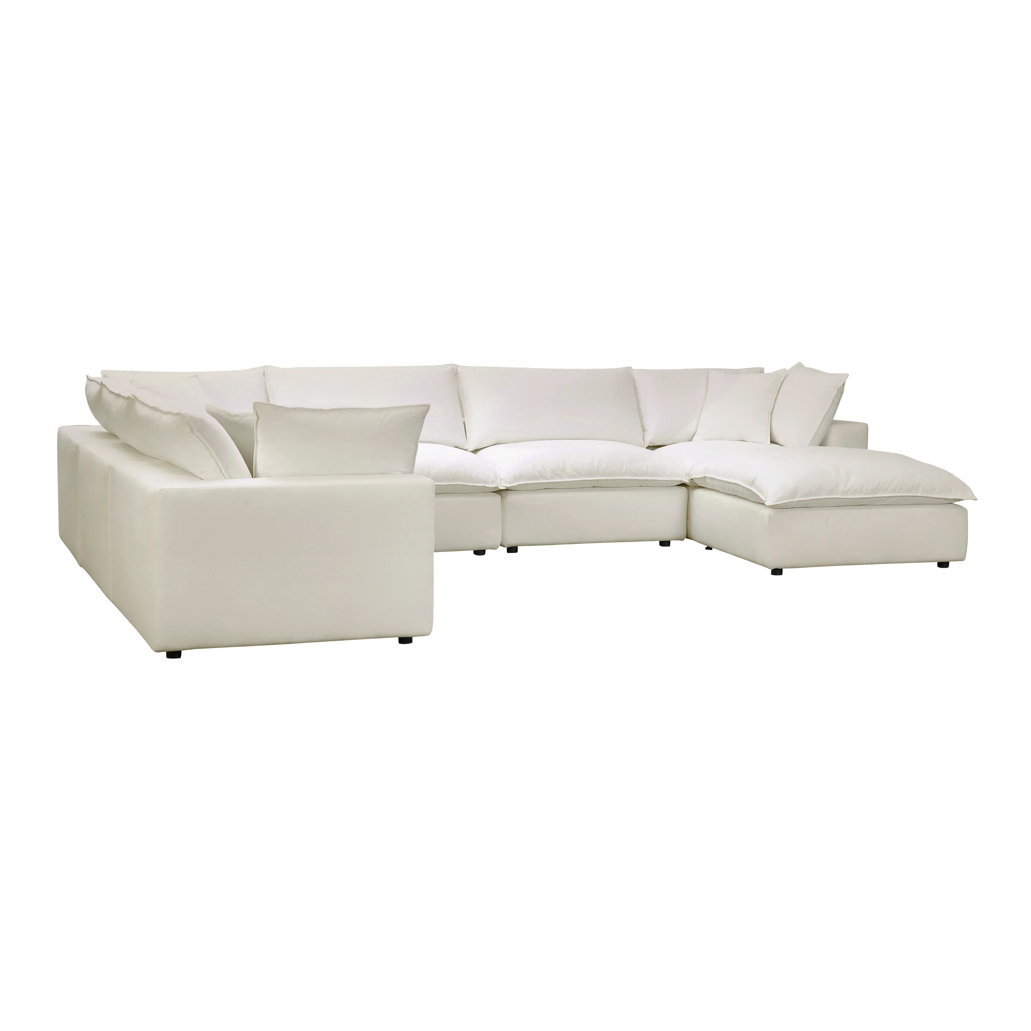 Cali 7-Piece Performance Fabric Modular Large Chaise Sectional - Image 15