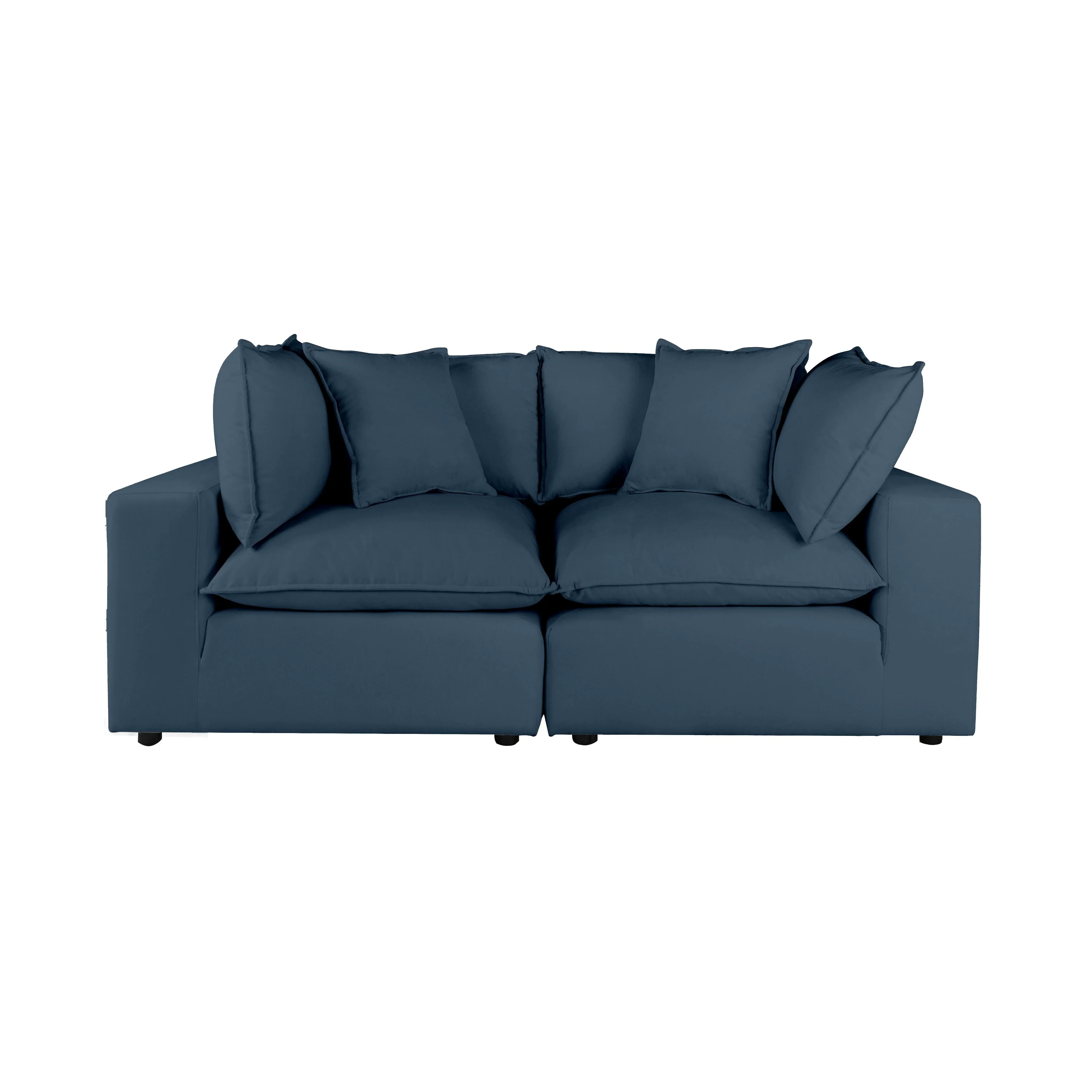 Cali 80" Performance Fabric Modular Loveseat - Image 10