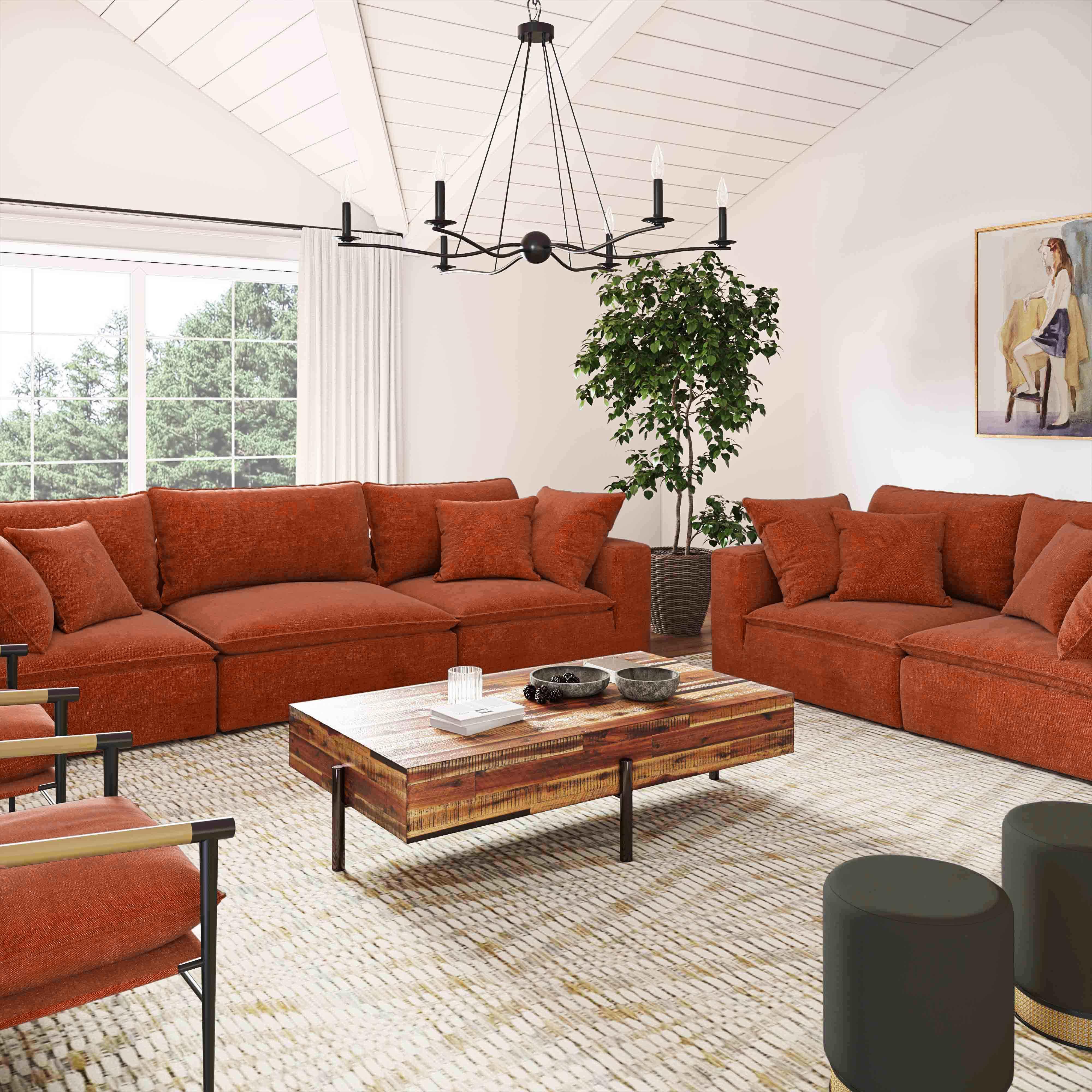 Cali 80" Performance Fabric Modular Loveseat - Image 2