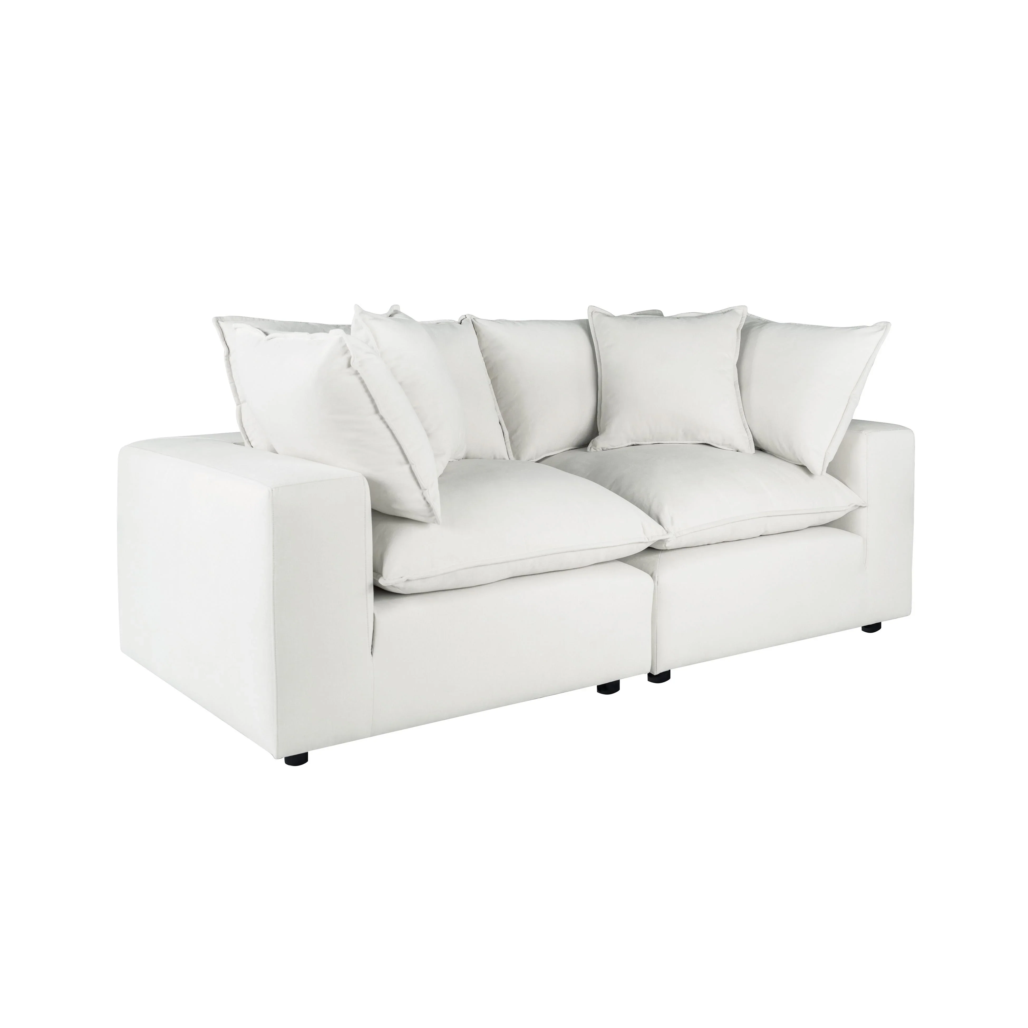 Cali 80" Performance Fabric Modular Loveseat - Image 22