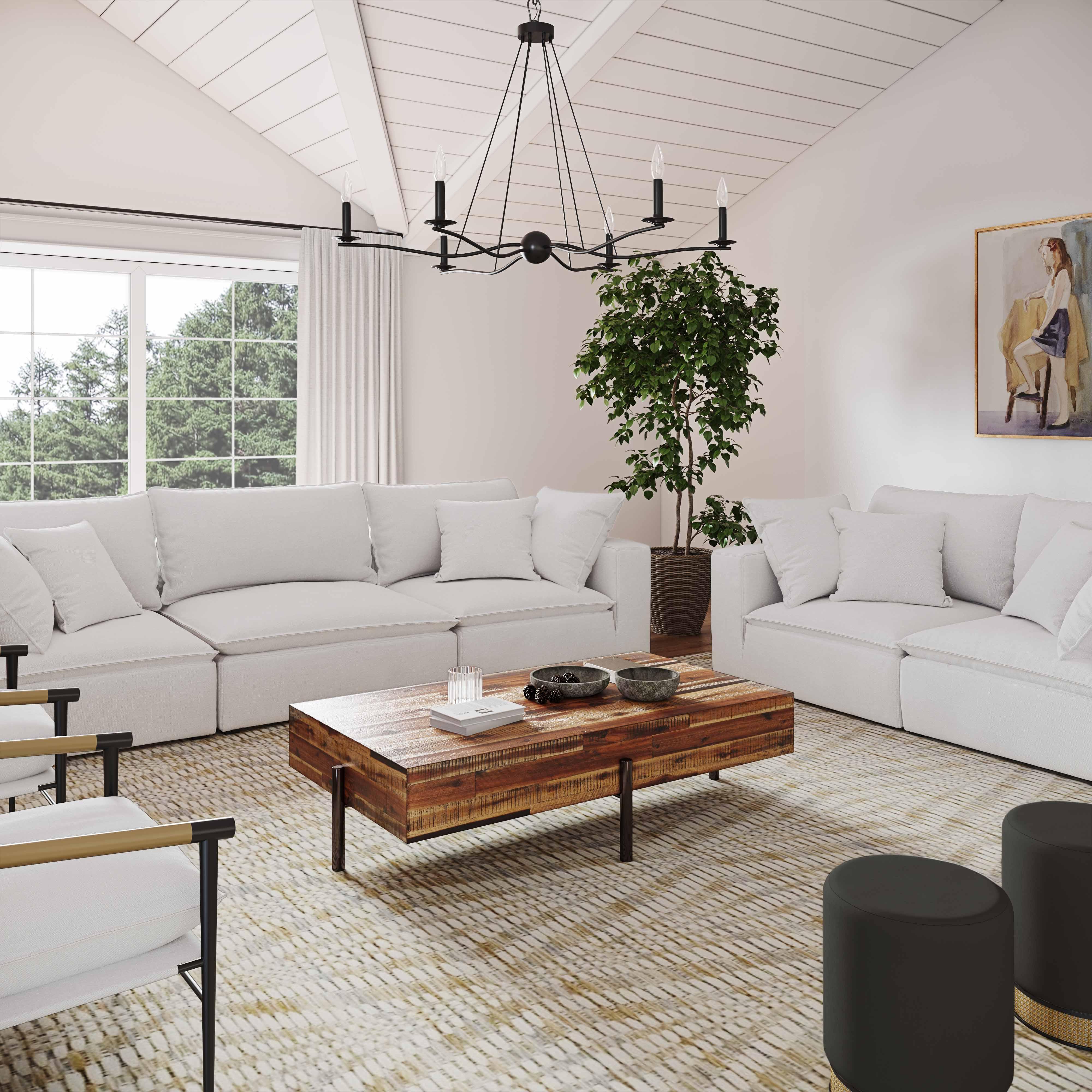 Cali 80" Performance Fabric Modular Loveseat - Image 23