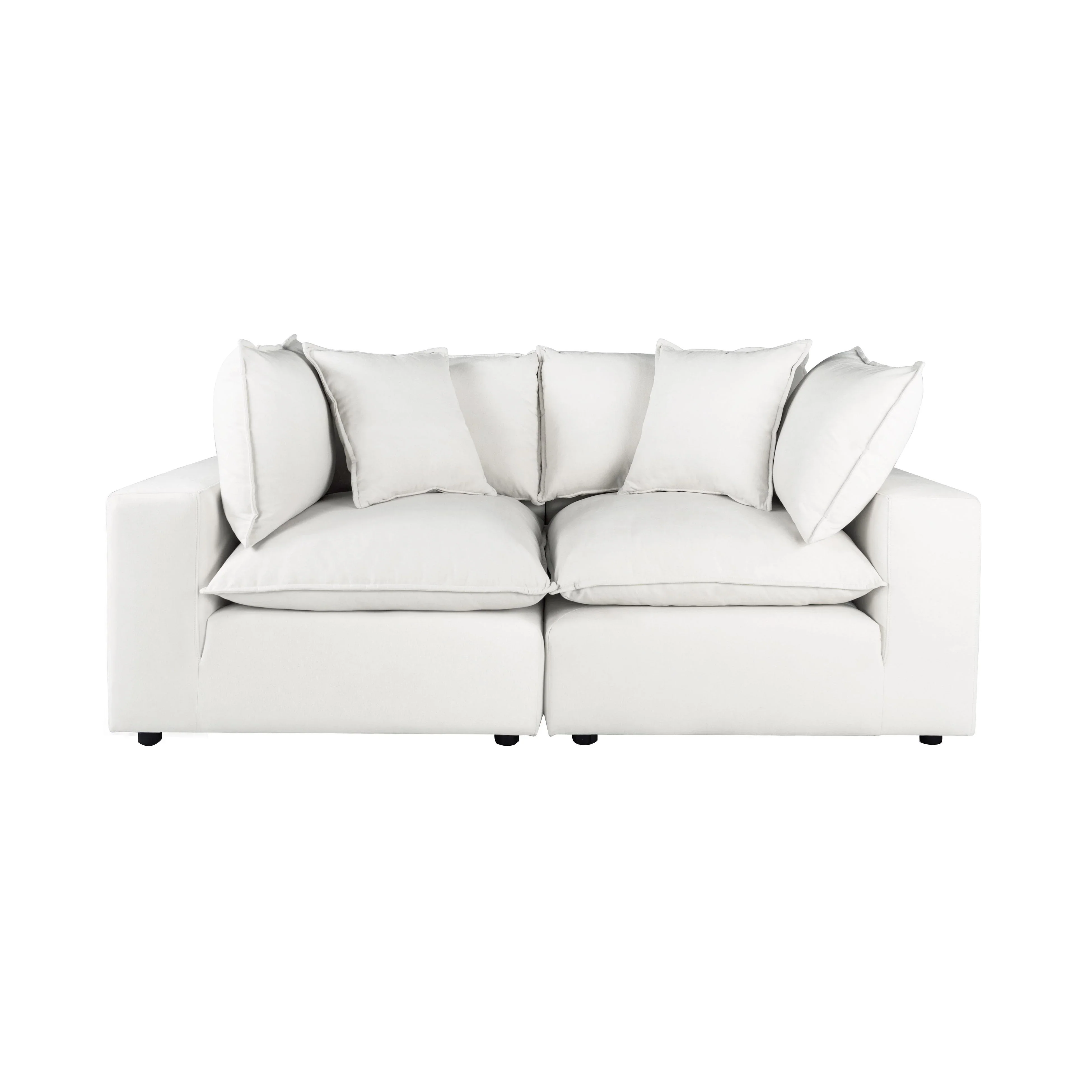 Cali 80" Performance Fabric Modular Loveseat - Image 24