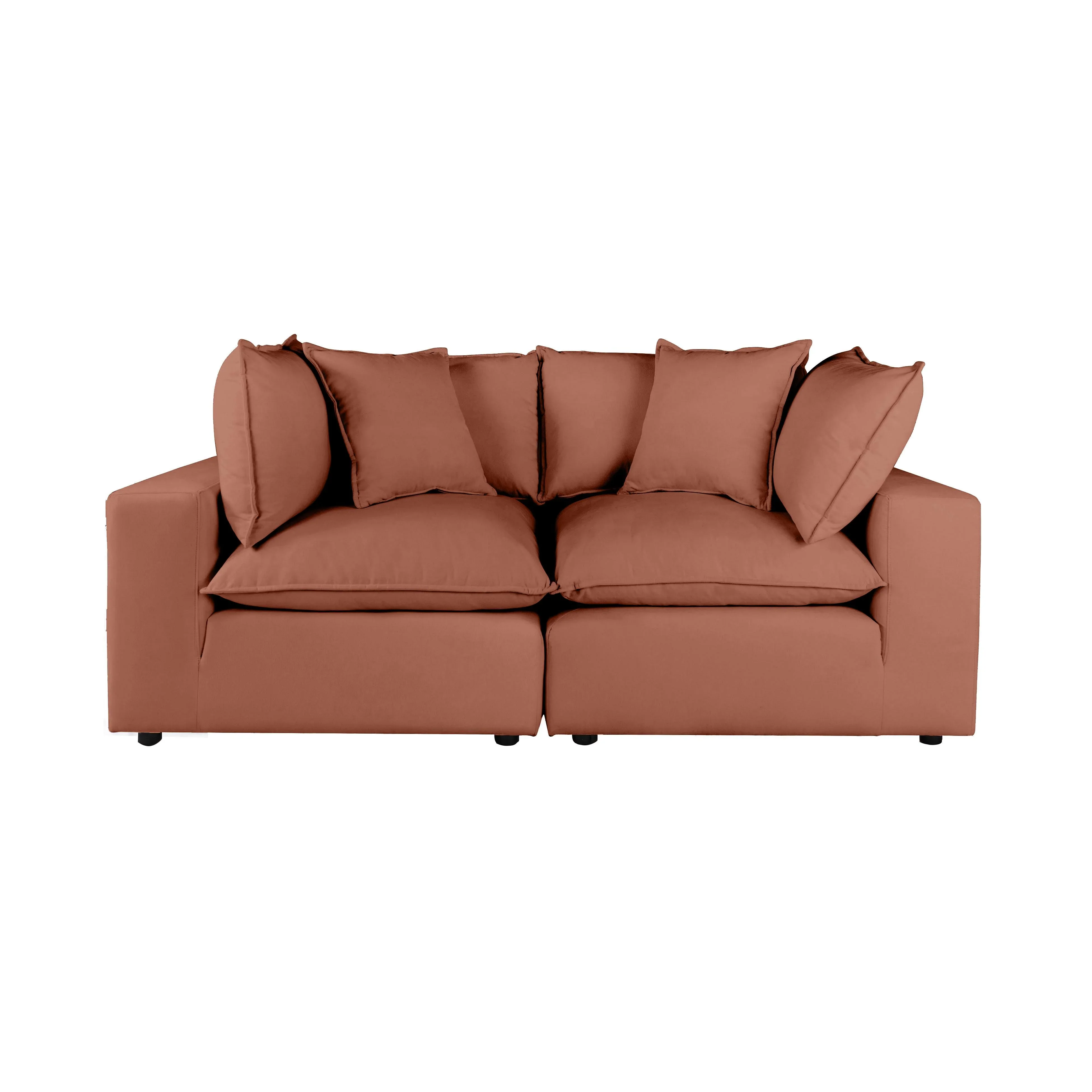 Cali 80" Performance Fabric Modular Loveseat - Image 3