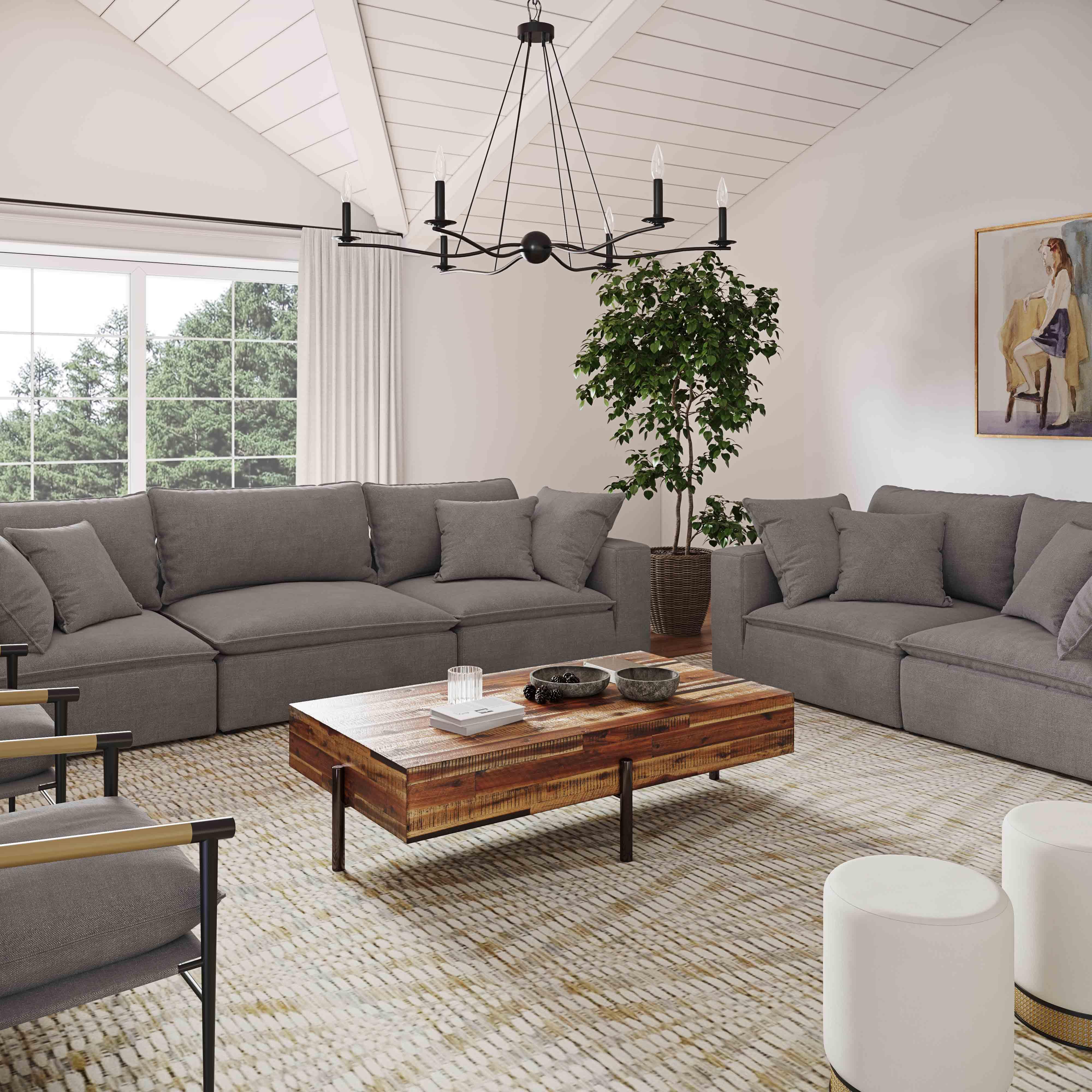 Cali 80" Performance Fabric Modular Loveseat - Image 30