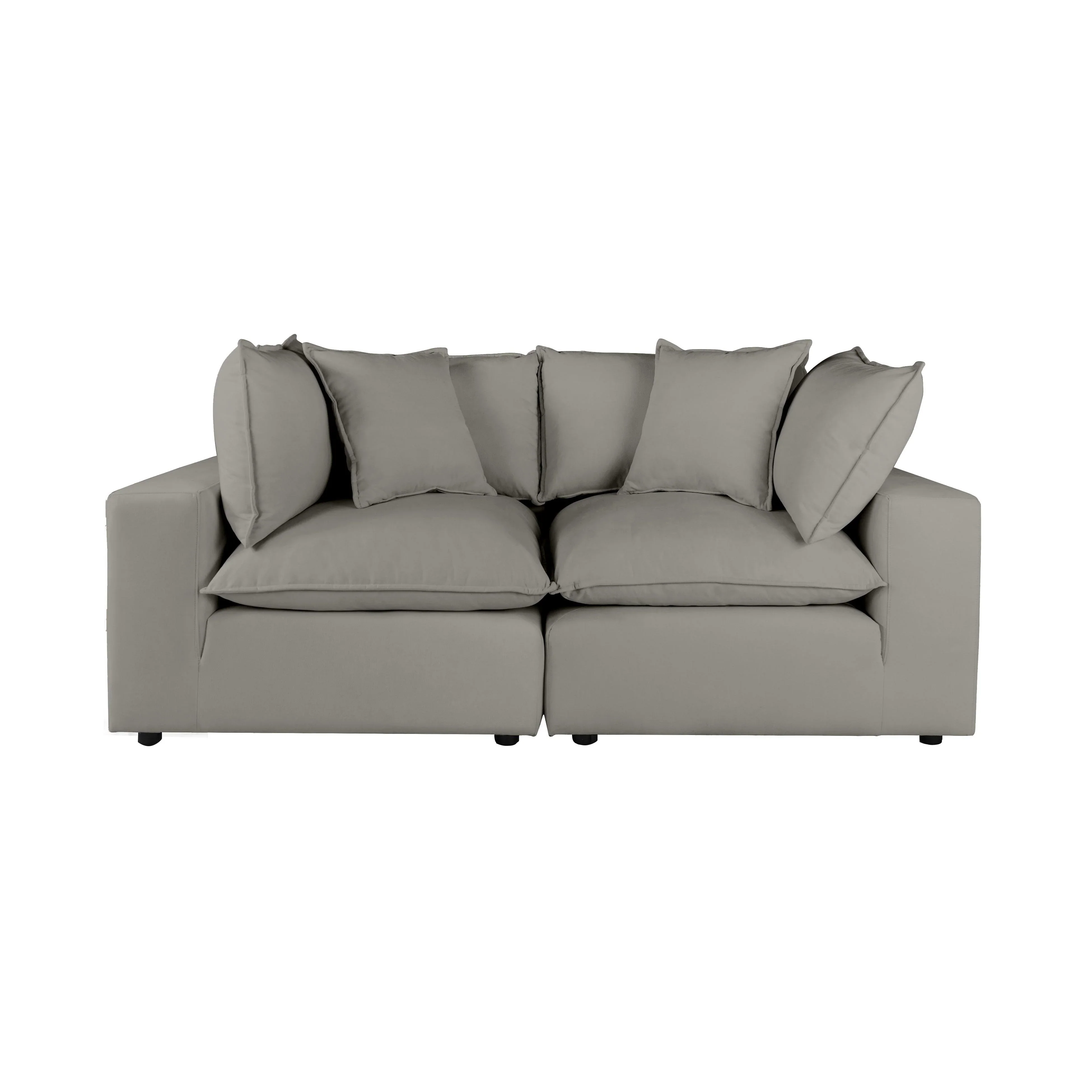 Cali 80" Performance Fabric Modular Loveseat - Image 31