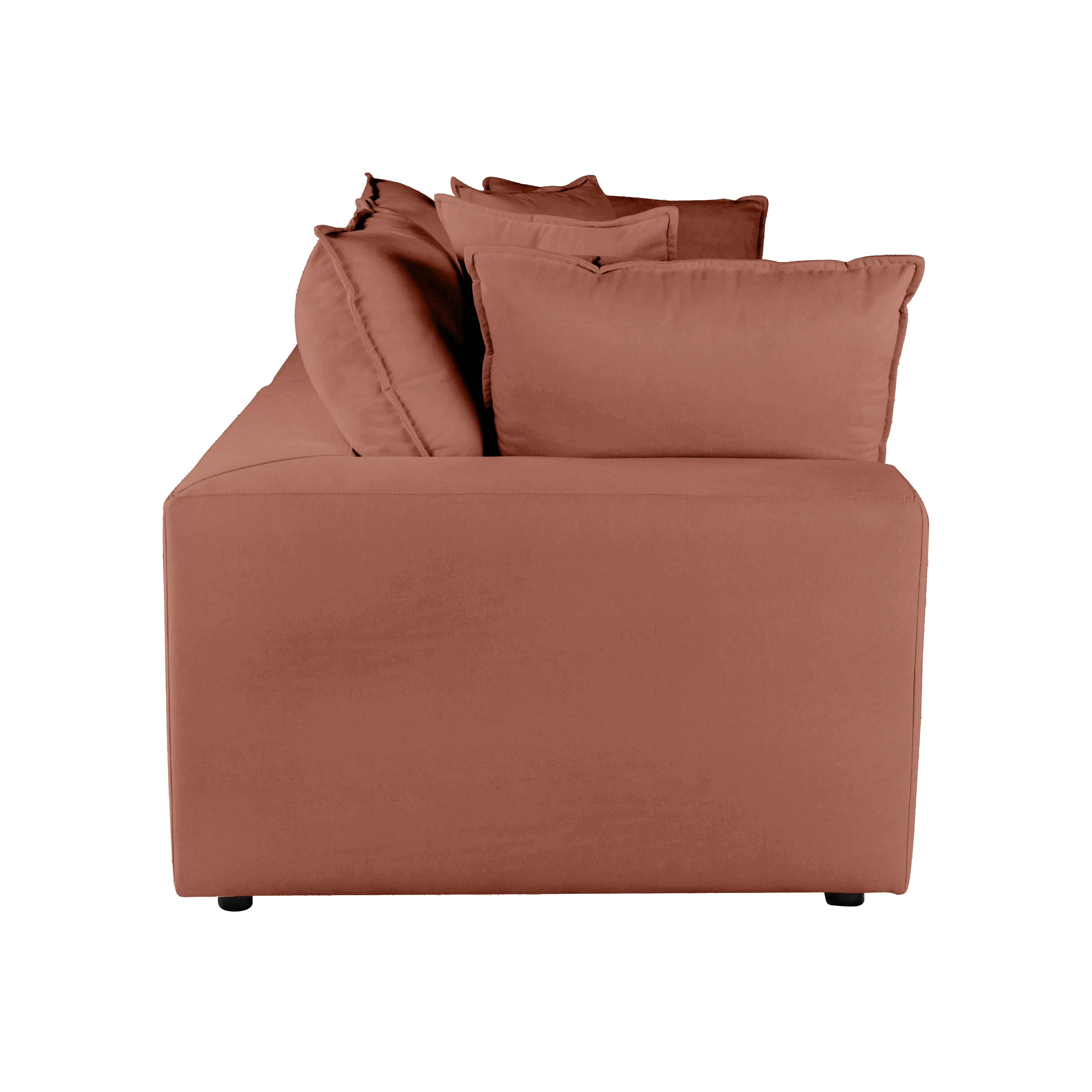 Cali 80" Performance Fabric Modular Loveseat - Image 4