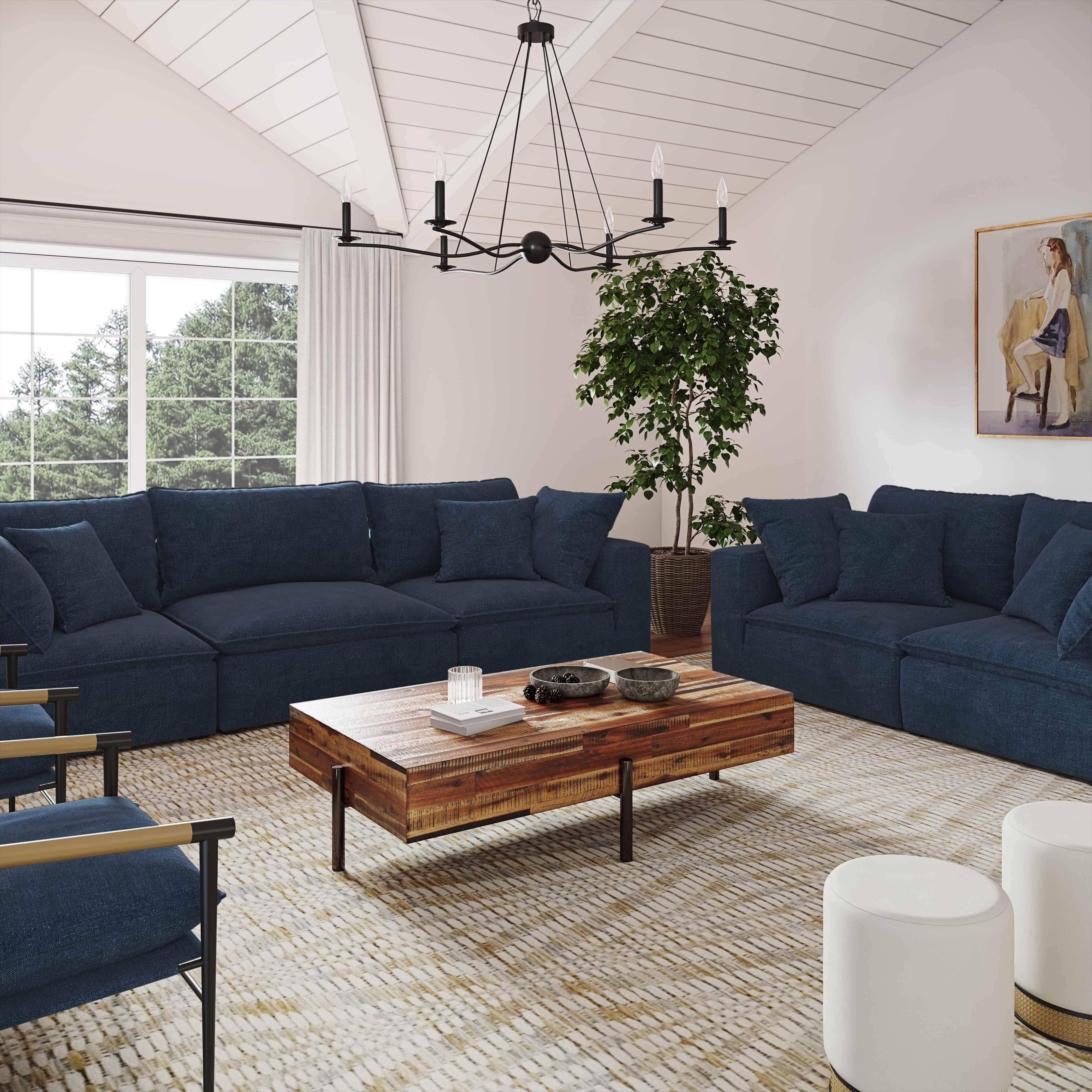 Cali 80" Performance Fabric Modular Loveseat - Image 9