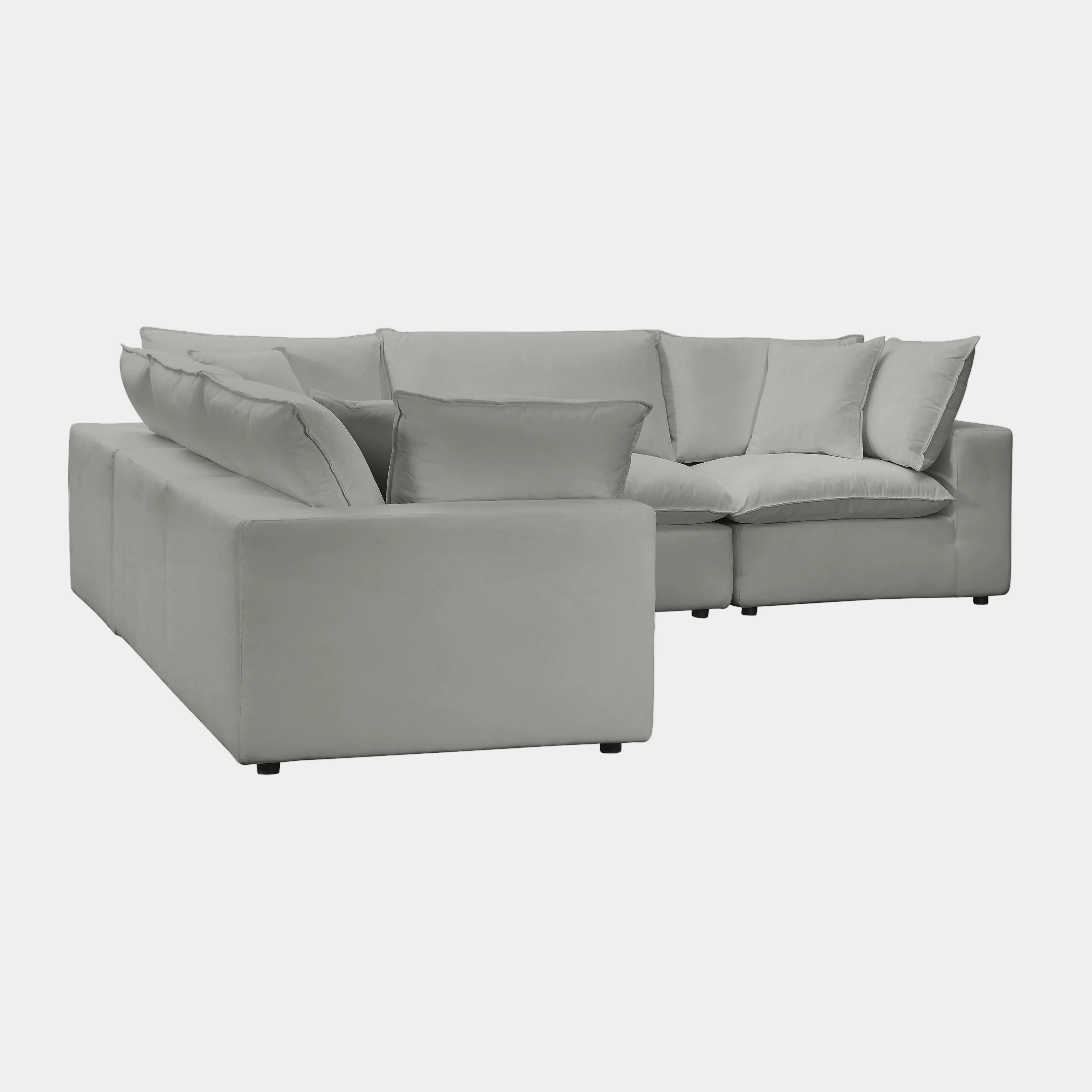 Cali 5-Piece Performance Fabric Modular L-Sectional