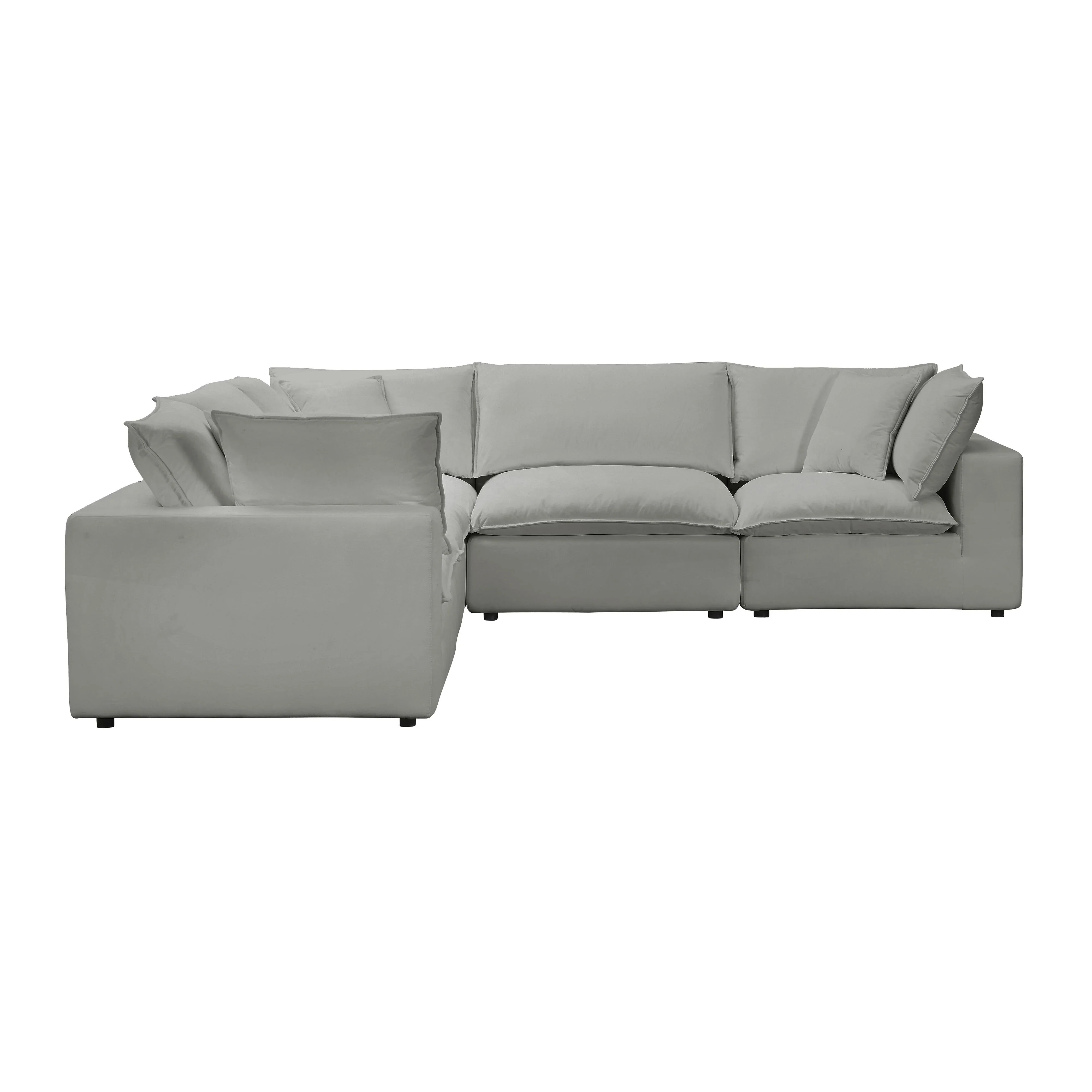 Cali 5-Piece Performance Fabric Modular L-Sectional - Image 4