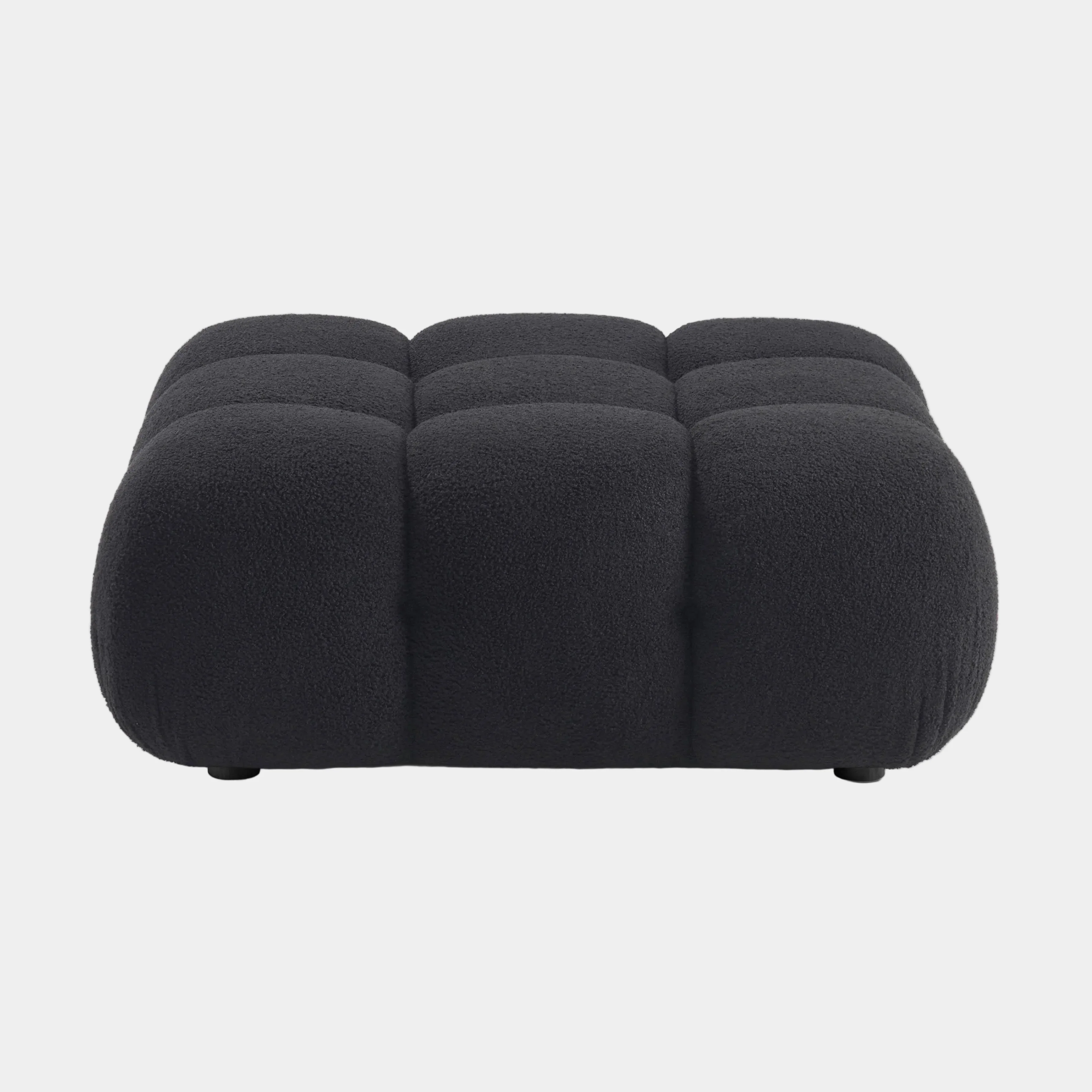Calliope Performance Vegan Shearling Modular Ottoman - Image 6