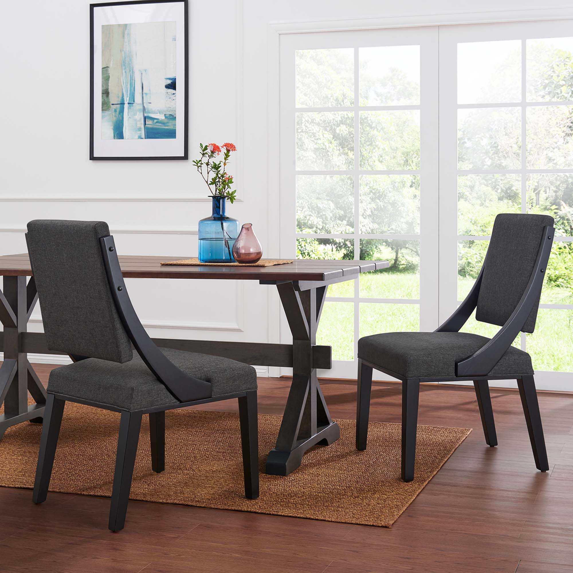 Cambridge Upholstered Fabric Dining Chairs - Set of 2 - Image 16