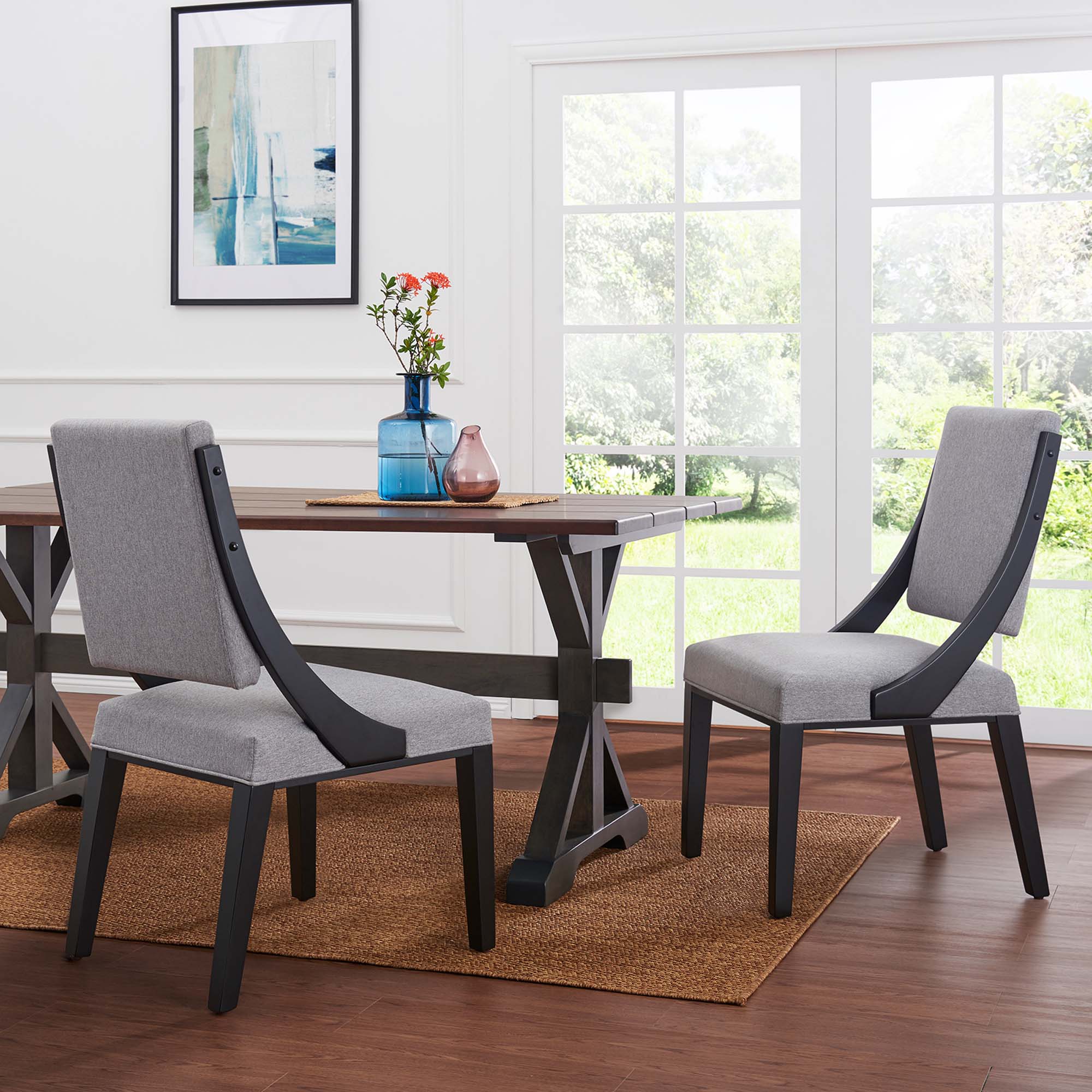 Cambridge Upholstered Fabric Dining Chairs - Set of 2 - Image 24