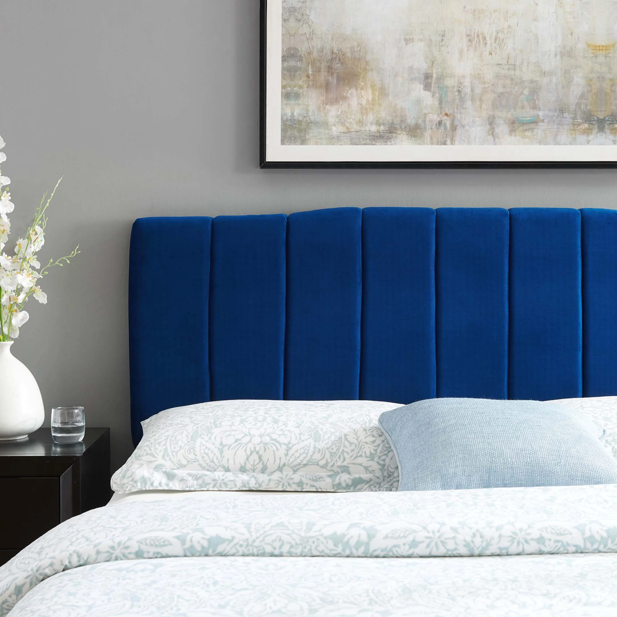 Camilla Channel Tufted Performance Velvet Headboard - Image 25