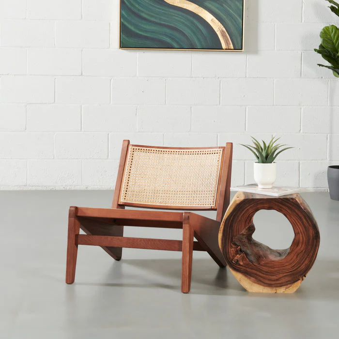 Canberra Wood Lounge Chair - Image 8