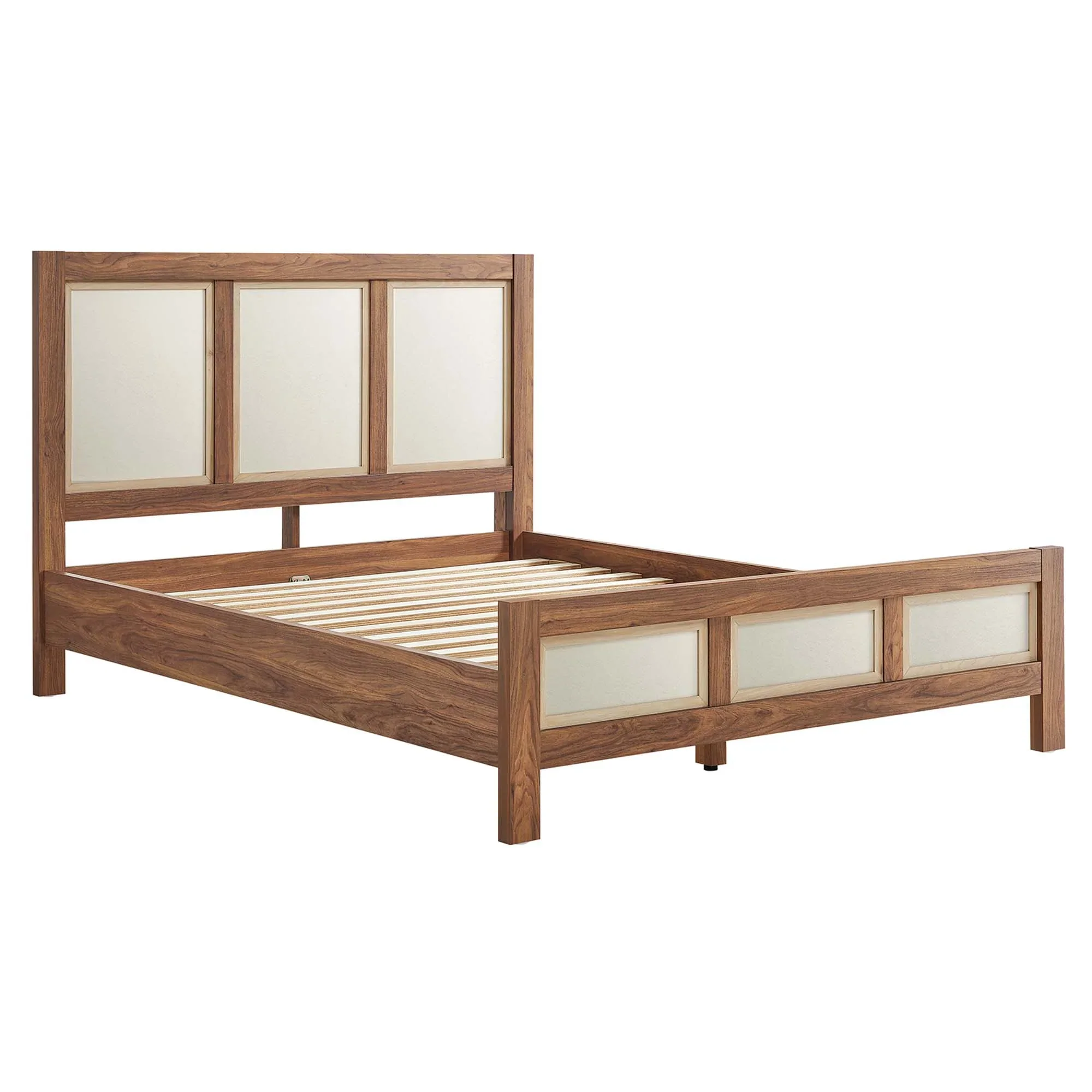 Capri Wood Grain Platform Bed - Image 5