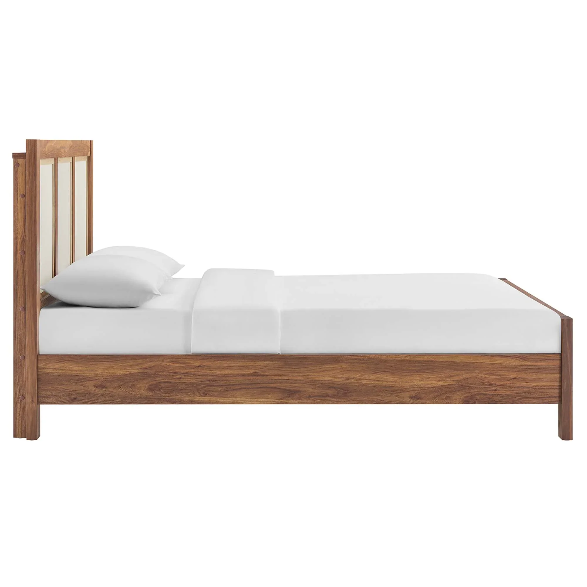 Capri Wood Grain Platform Bed - Image 6