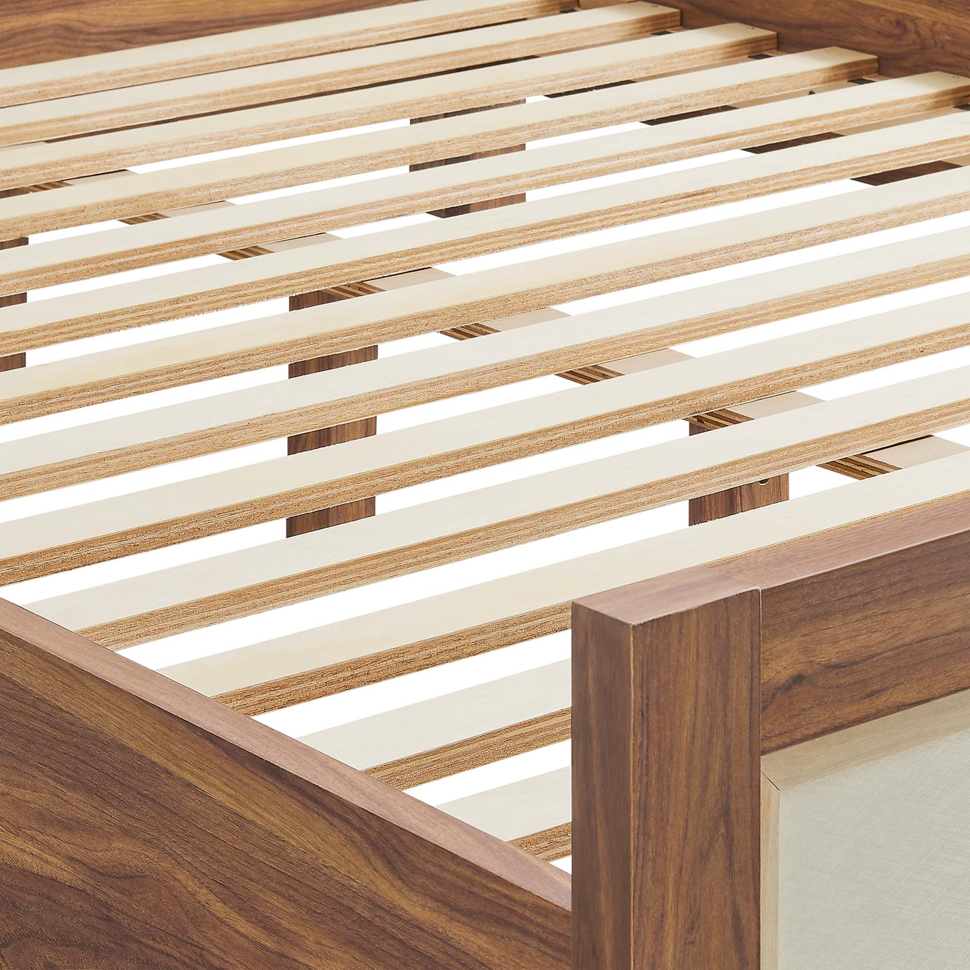 Capri Wood Grain Platform Bed - Image 9