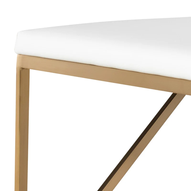 Caprice Dining Chair (Brushed Gold Frame) - Image 5
