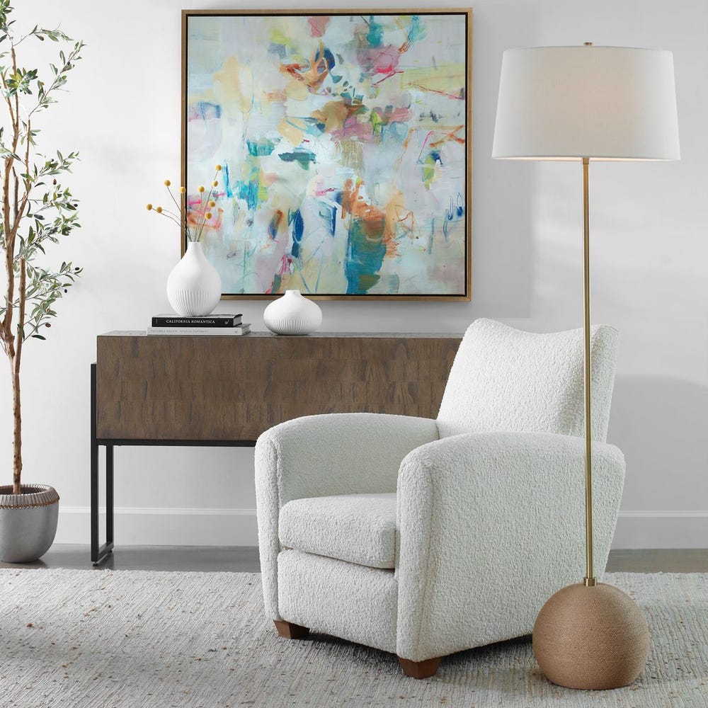 Captiva Floor Lamp, Brass - Image 2