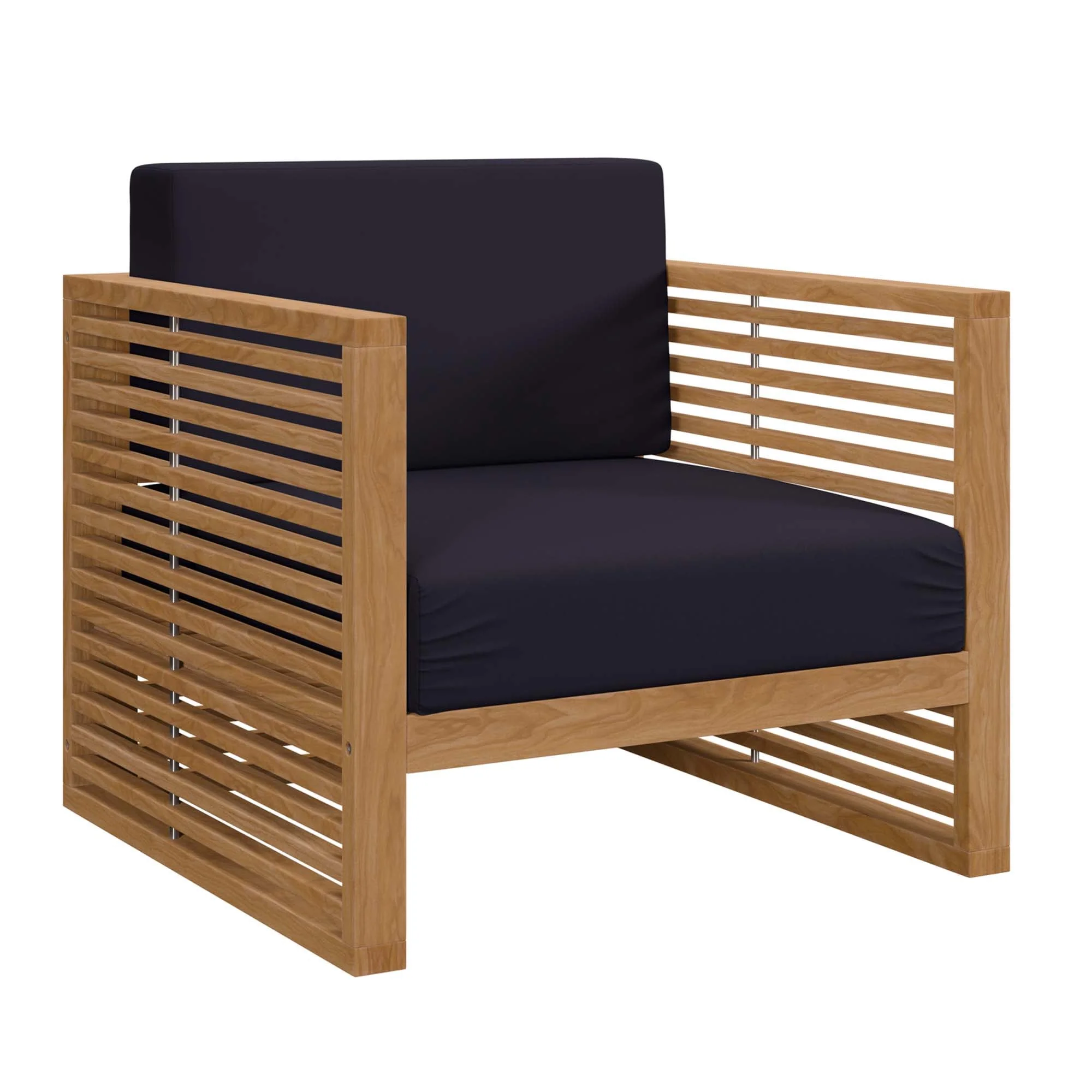 Carlsbad 3-Piece Teak Wood Outdoor Patio Set - Image 18