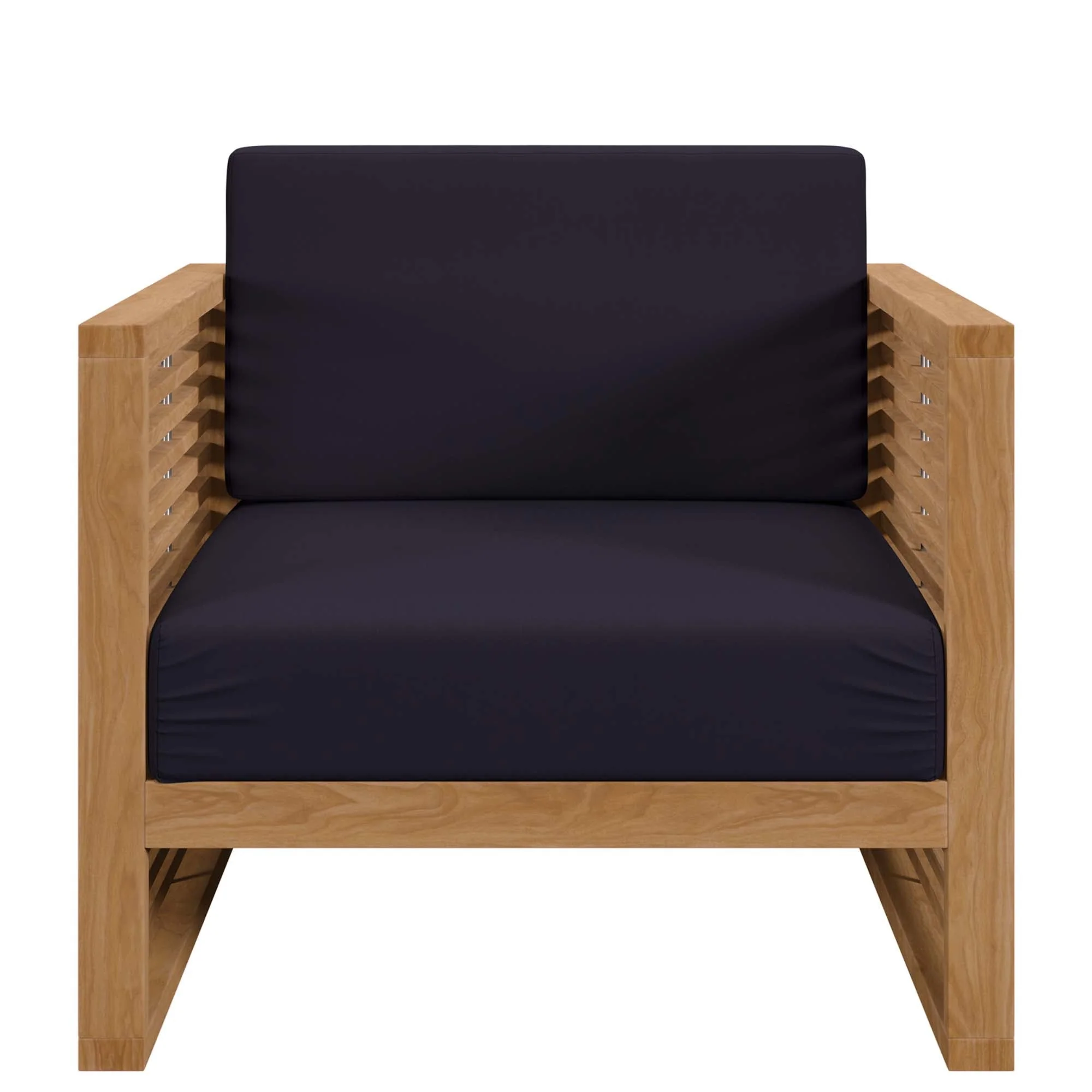 Carlsbad 3-Piece Teak Wood Outdoor Patio Set - Image 23