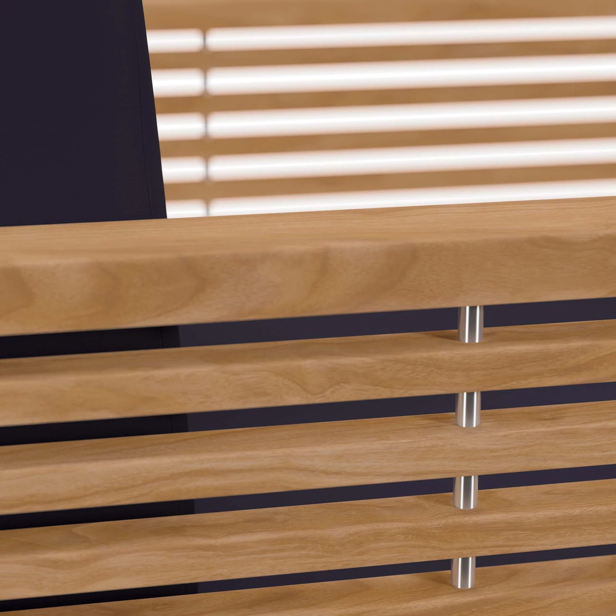 Carlsbad 3-Piece Teak Wood Outdoor Patio Set - Image 24