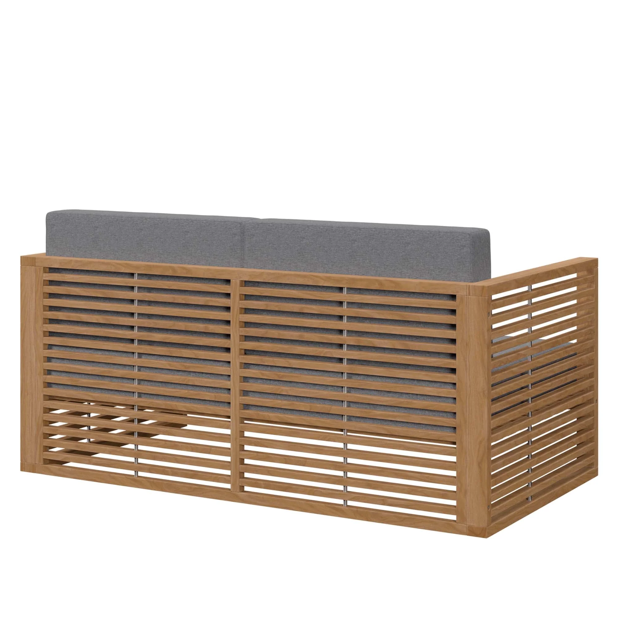 Carlsbad 3-Piece Teak Wood Outdoor Patio Set - Image 8