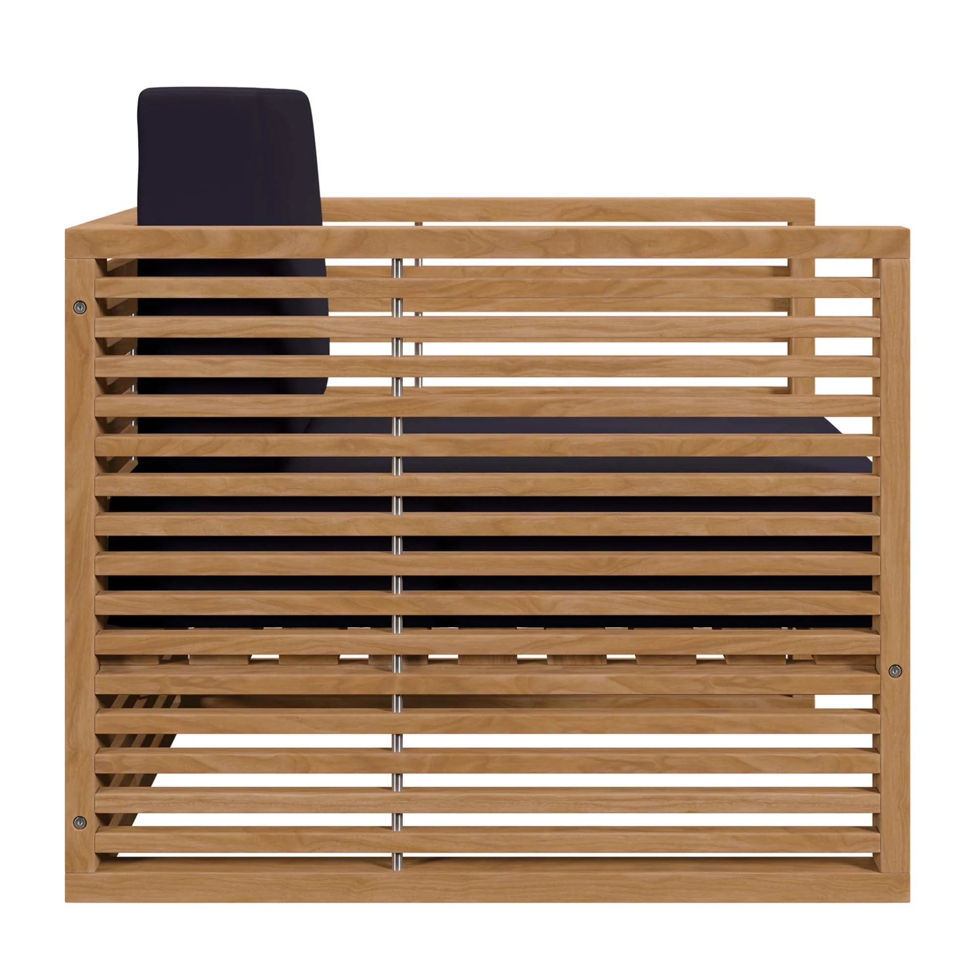 Carlsbad 3-Piece Teak Wood Outdoor Patio Set - Image 19