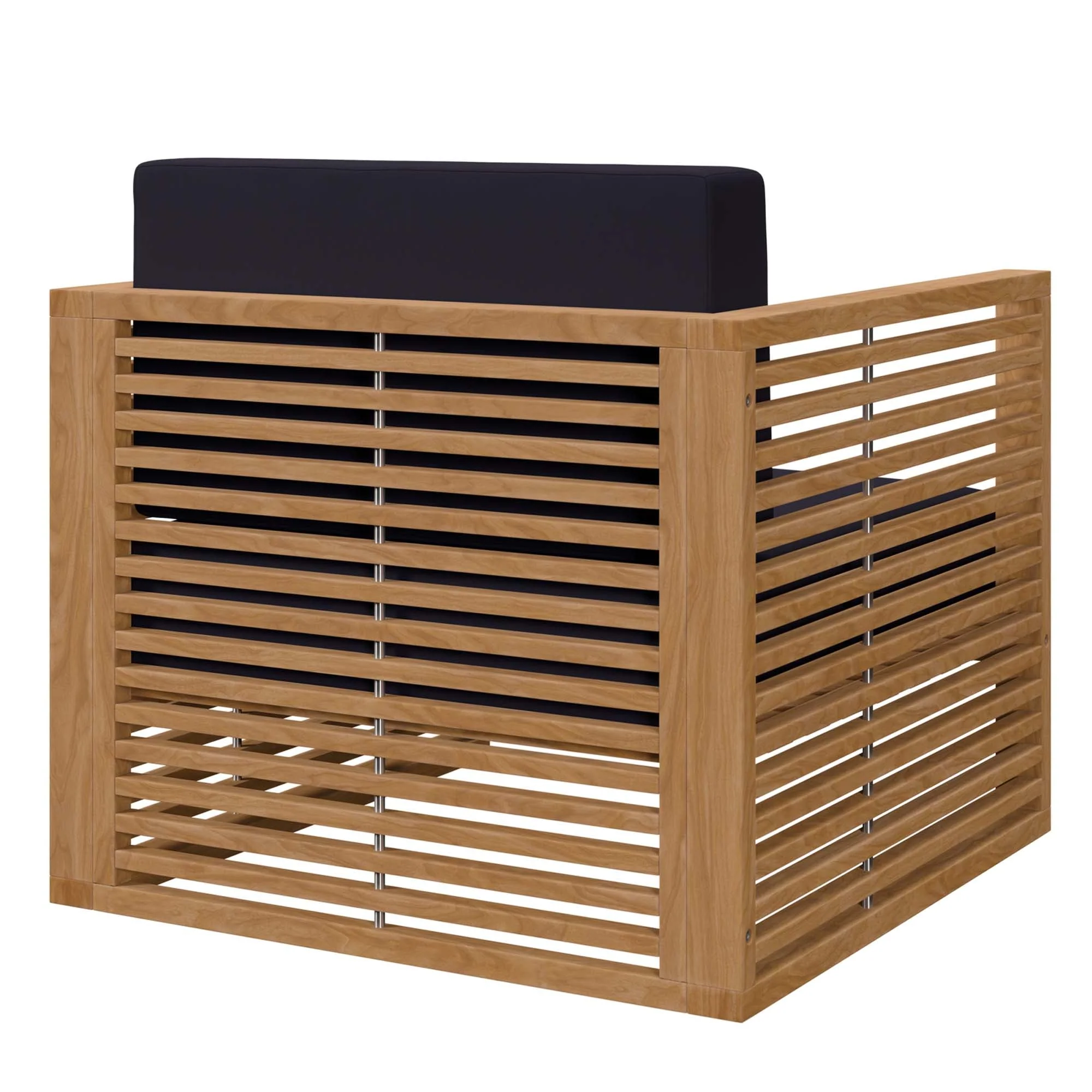 Carlsbad 3-Piece Teak Wood Outdoor Patio Set - Image 20