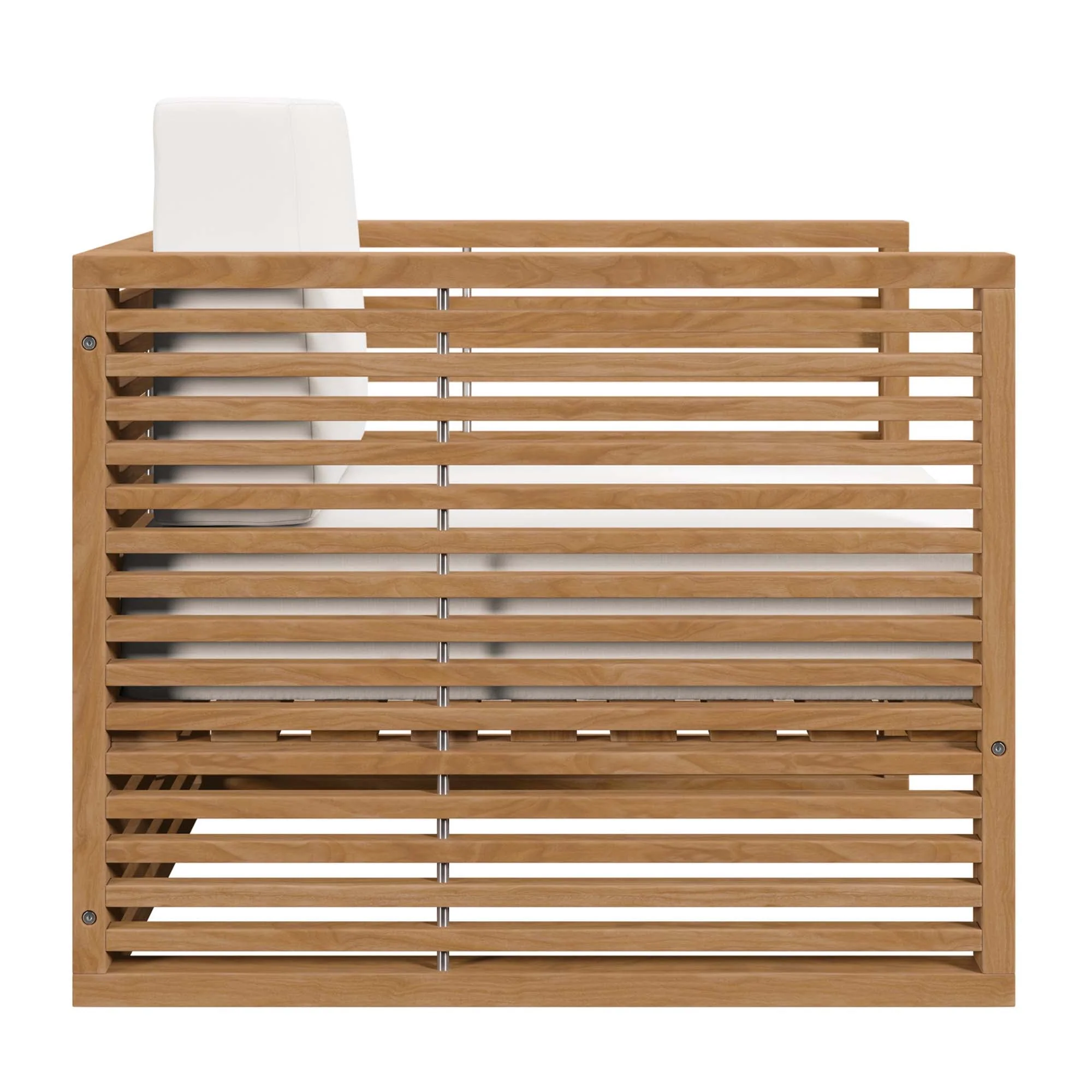 Carlsbad 3-Piece Teak Wood Outdoor Patio Set - Image 31