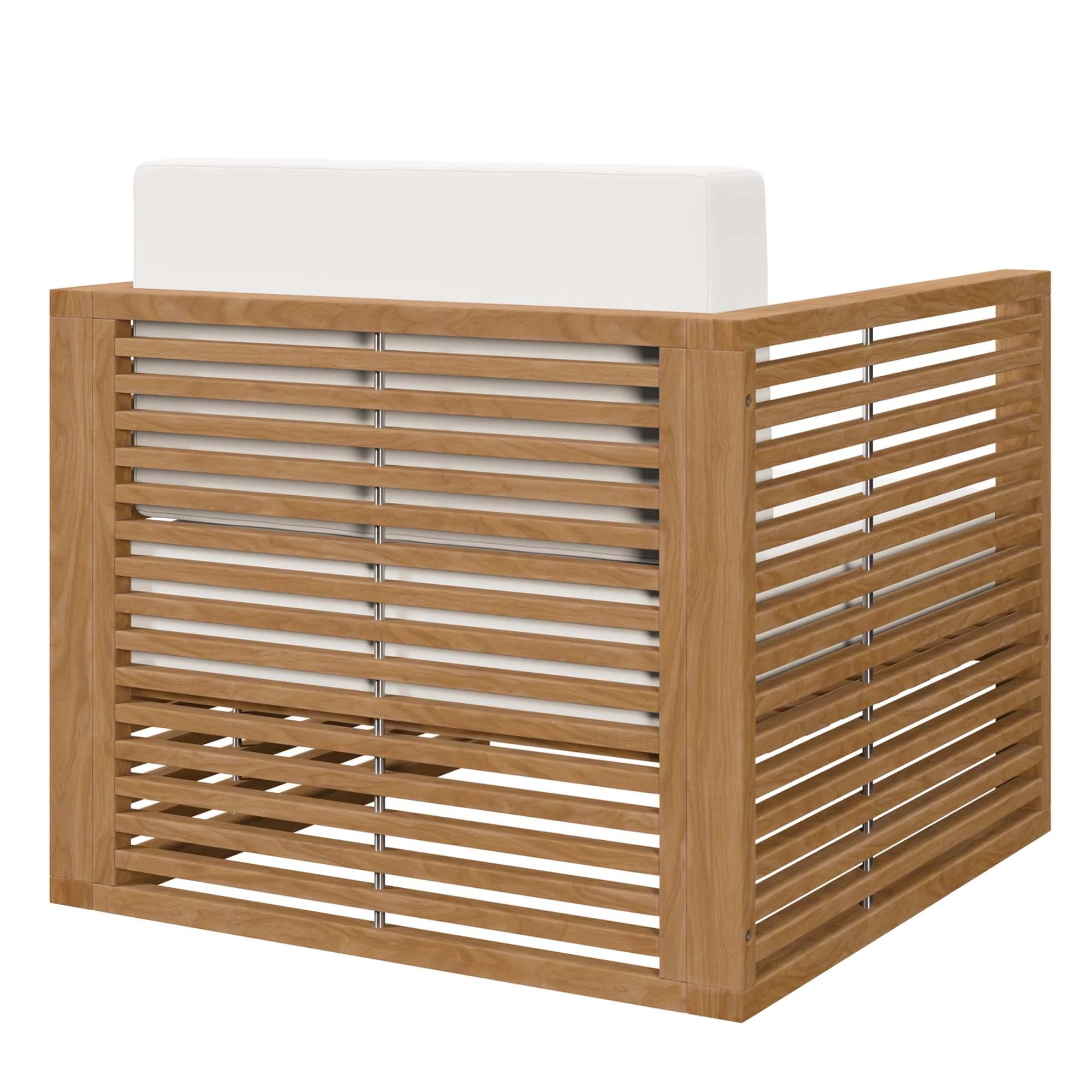 Carlsbad 3-Piece Teak Wood Outdoor Patio Set - Image 32