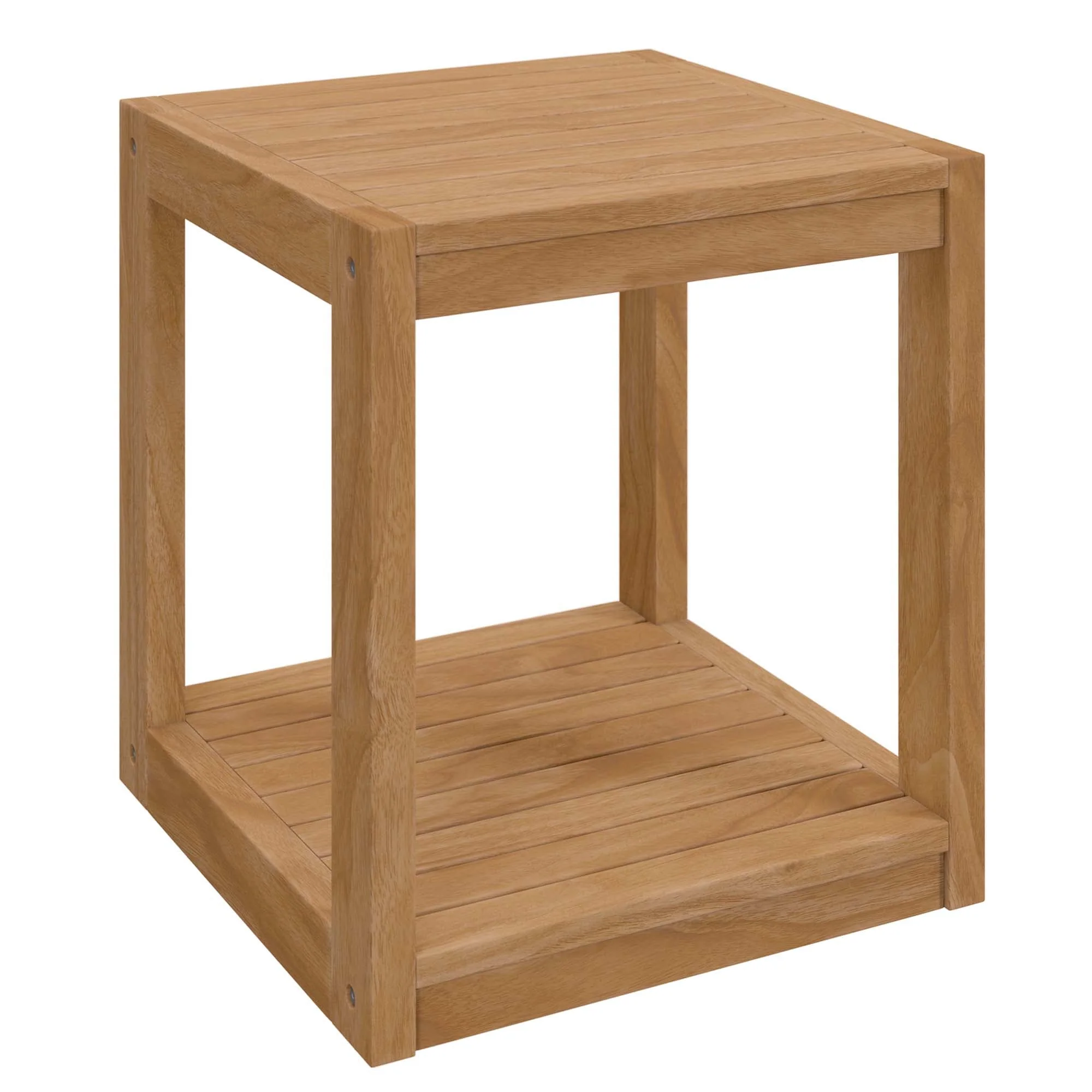 Carlsbad 3-Piece Teak Wood Outdoor Patio Set - Image 4
