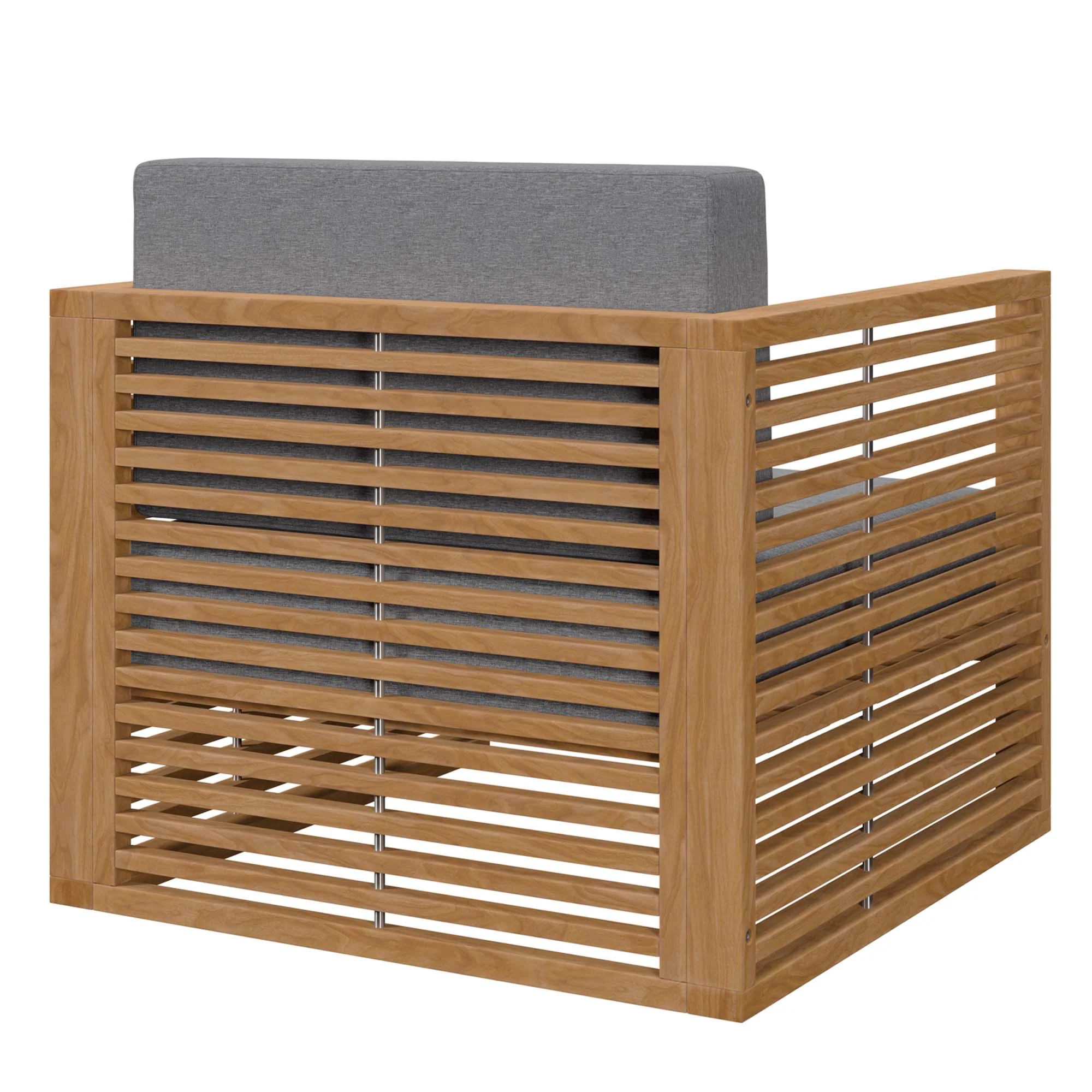 Carlsbad 6-Piece Teak Wood Outdoor Patio Set - Image 10