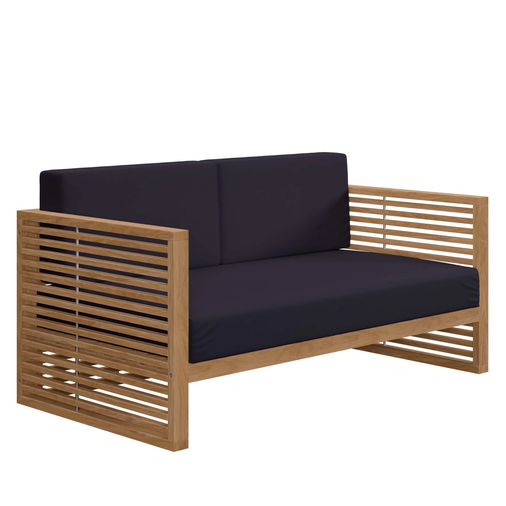 Carlsbad 6-Piece Teak Wood Outdoor Patio Set - Image 21