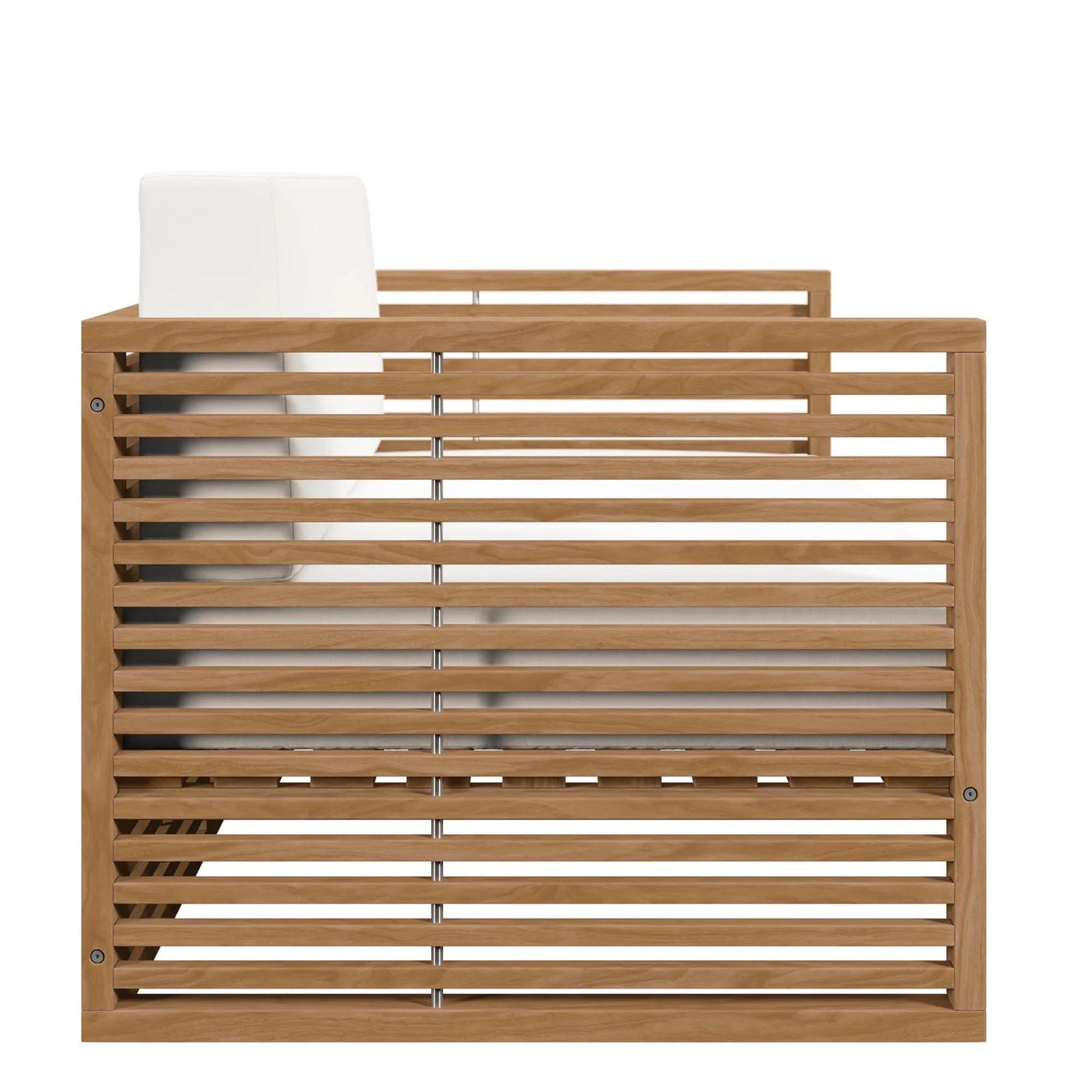 Carlsbad 6-Piece Teak Wood Outdoor Patio Set - Image 42