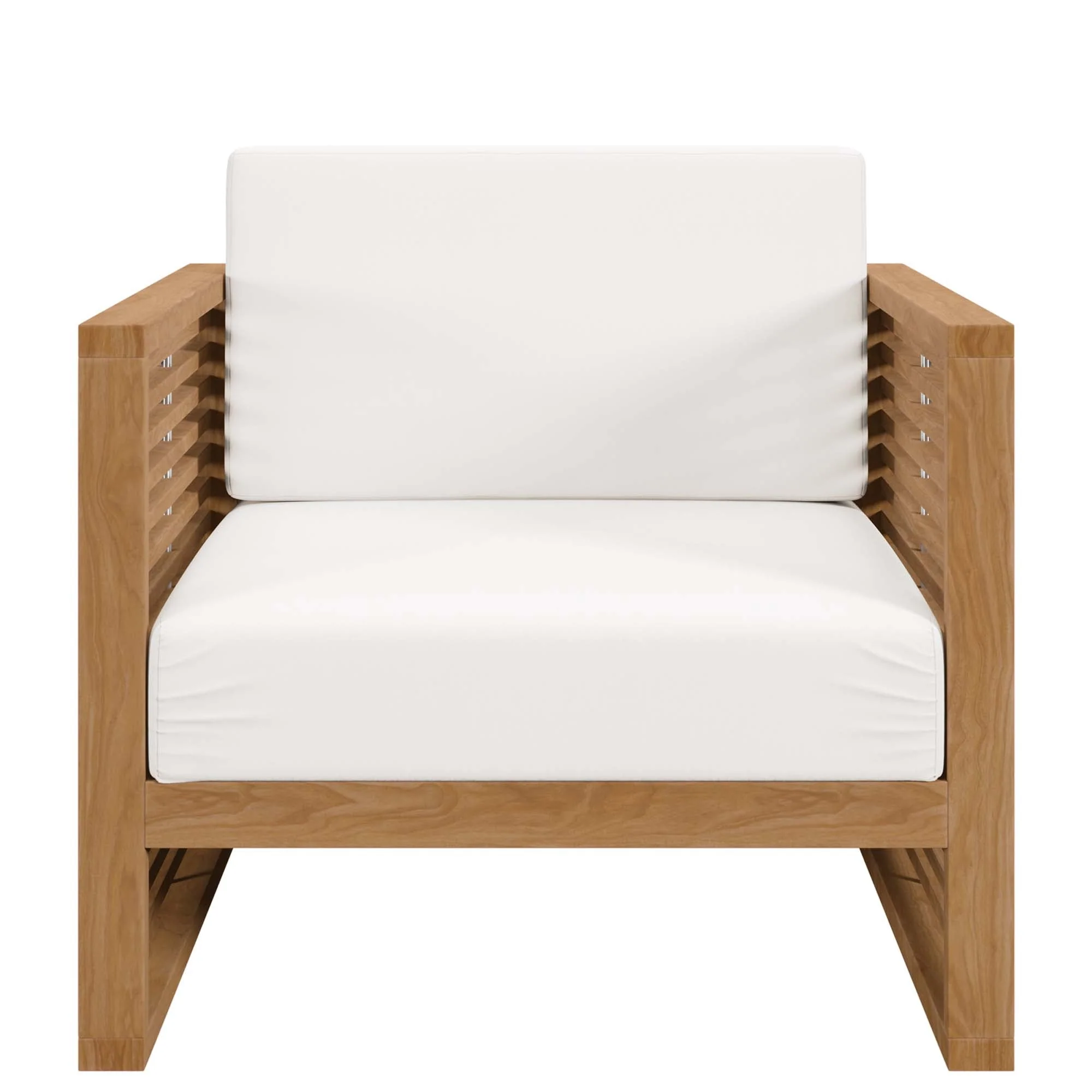 Carlsbad Teak Wood Outdoor Patio Armchair - Image 20