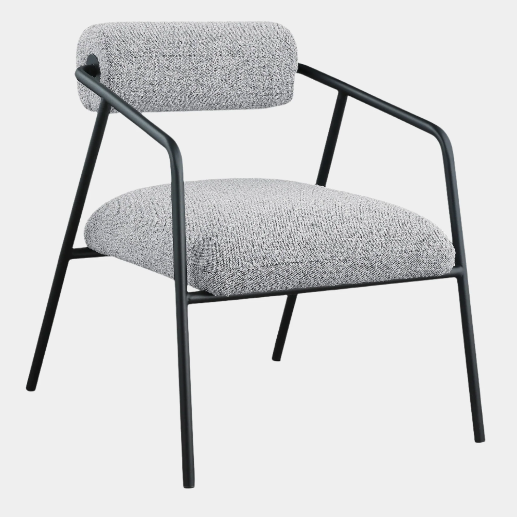 Carly Boucle Fabric Upholstered Accent Chair