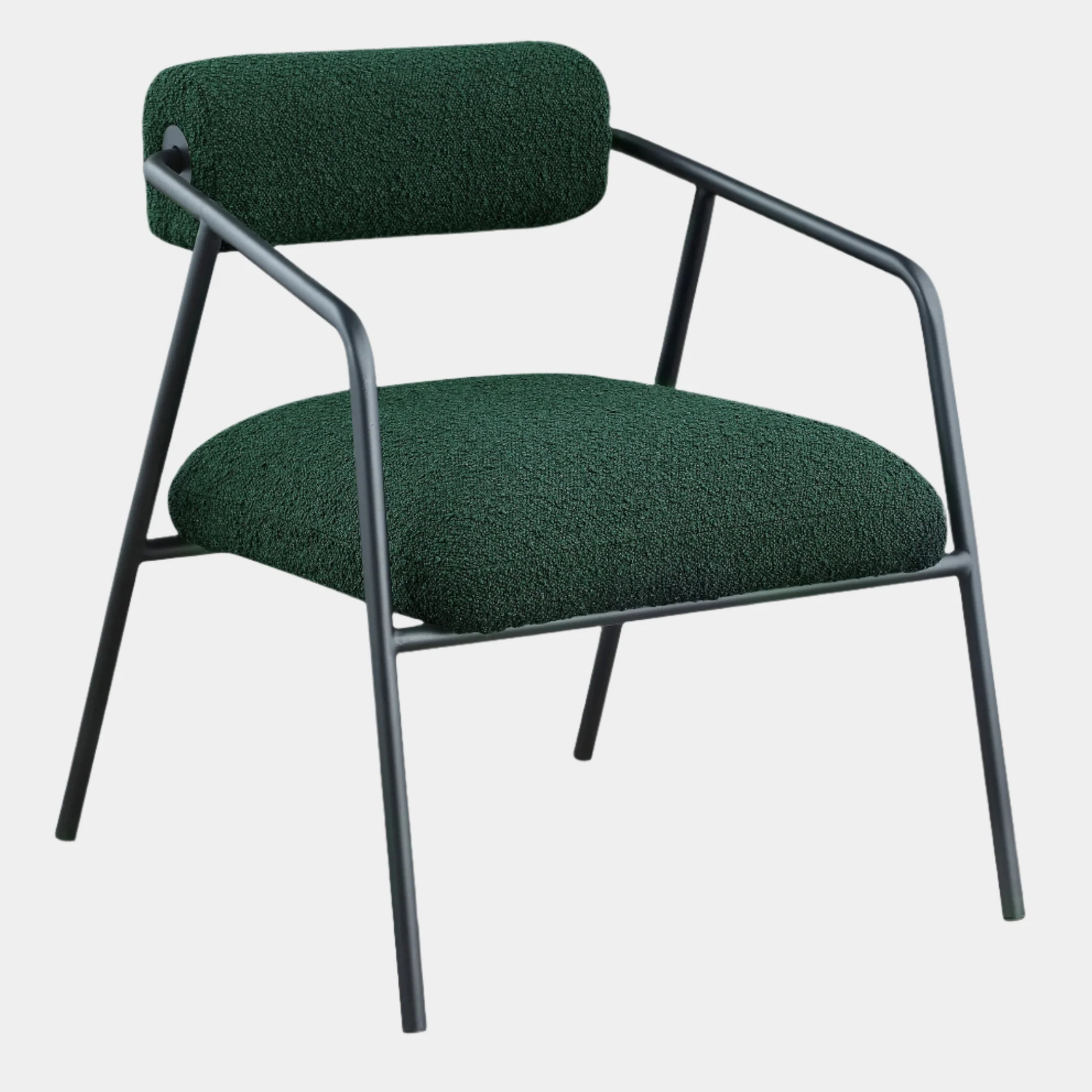 Carly Boucle Fabric Upholstered Accent Chair - Image 15